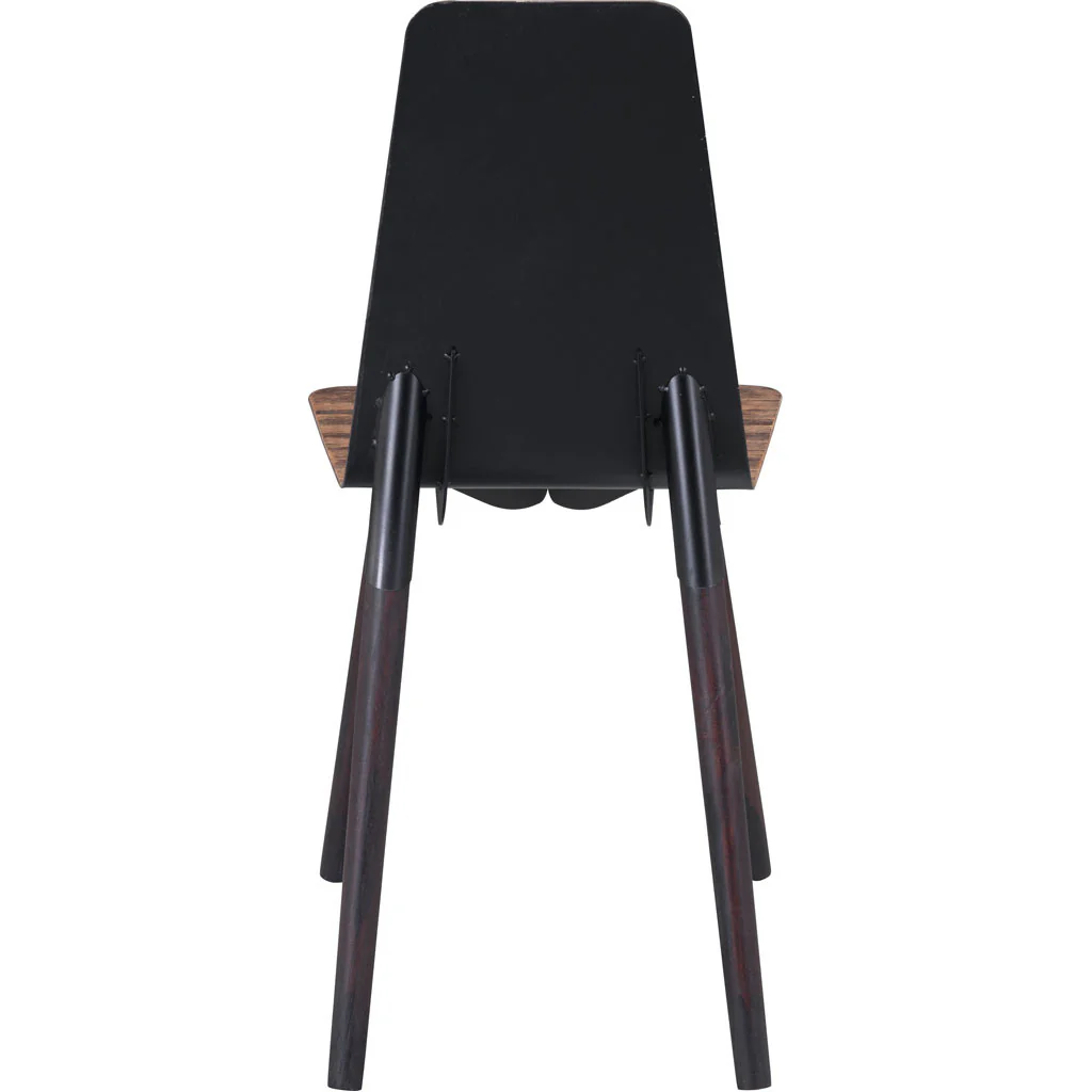 Isernia Side Chair Distressed Brown - Image 4