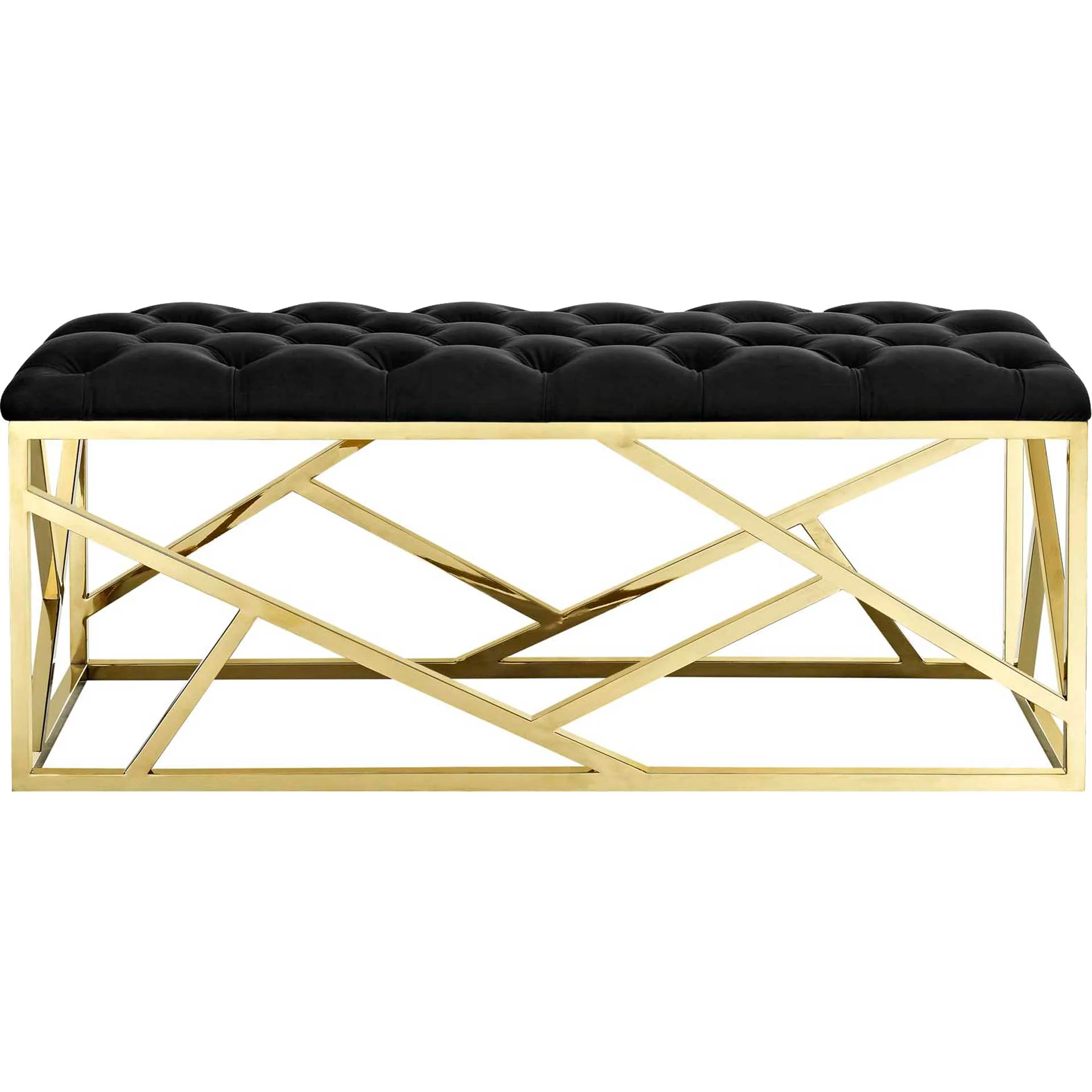 Ismael Bench Gold/Black - Image 2