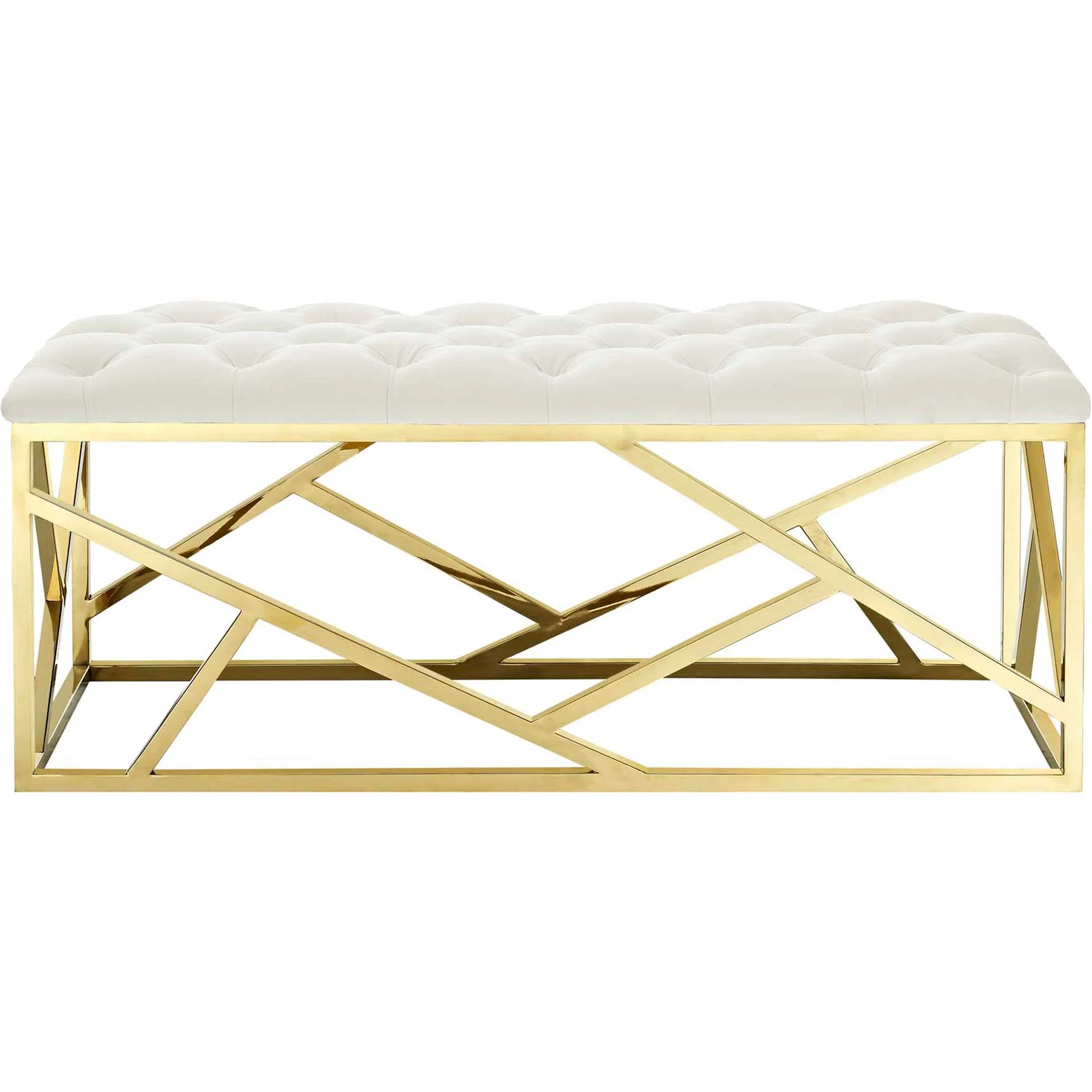 Ismael Bench Gold/Ivory - Image 2