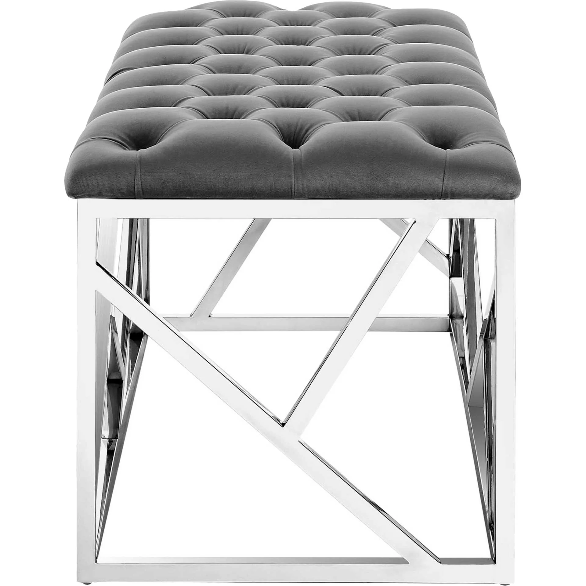 Ismael Bench Silver/Gray - Image 3