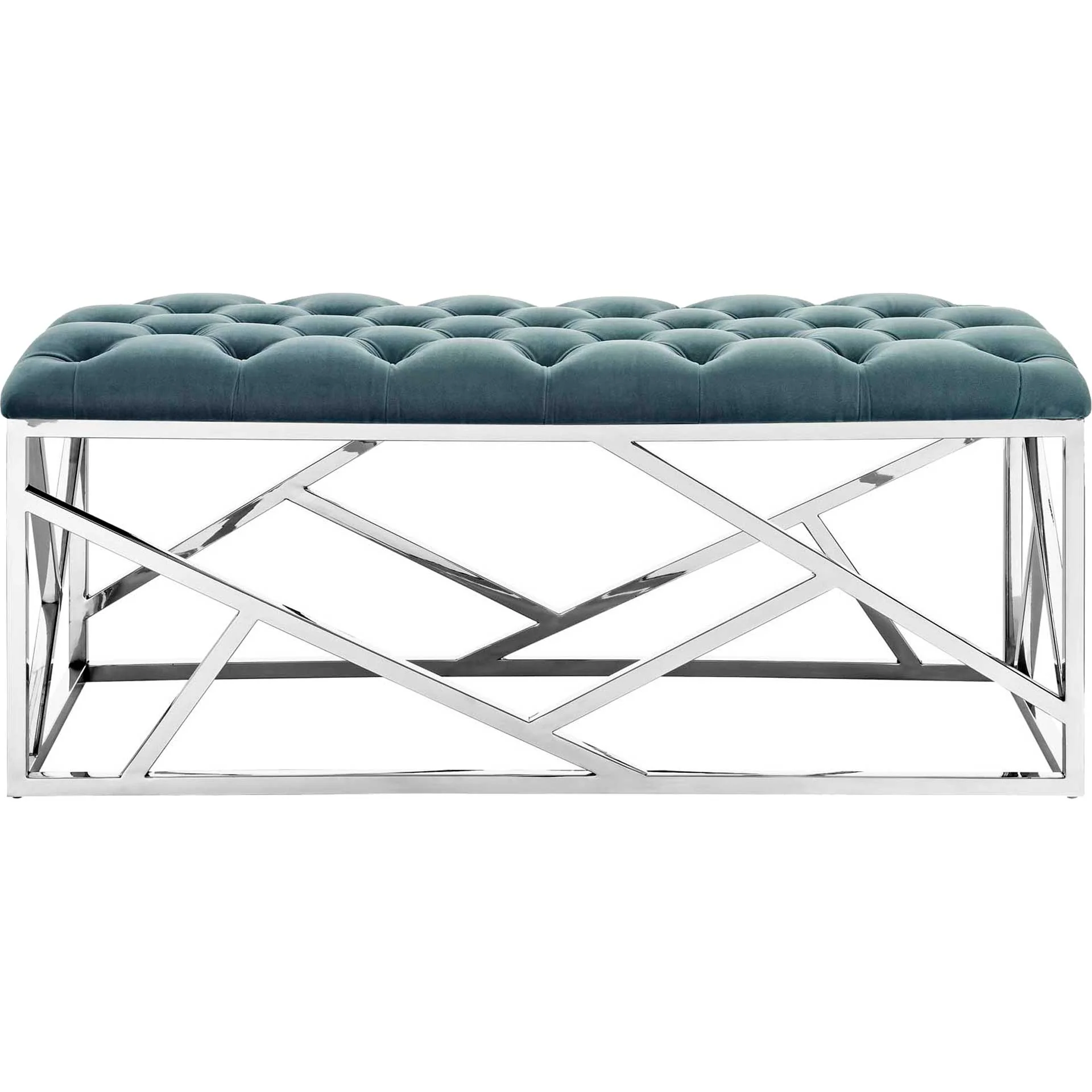 Ismael Bench Silver/Sea Blue - Image 2