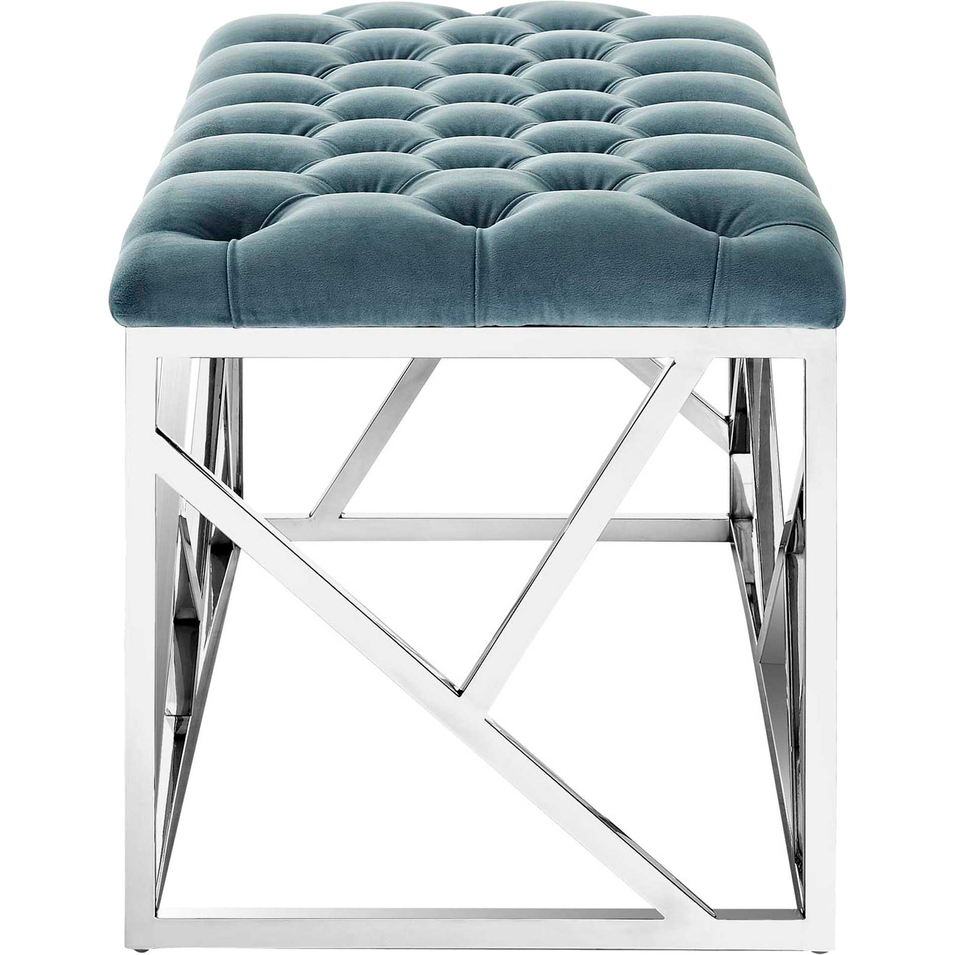Ismael Bench Silver/Sea Blue - Image 3