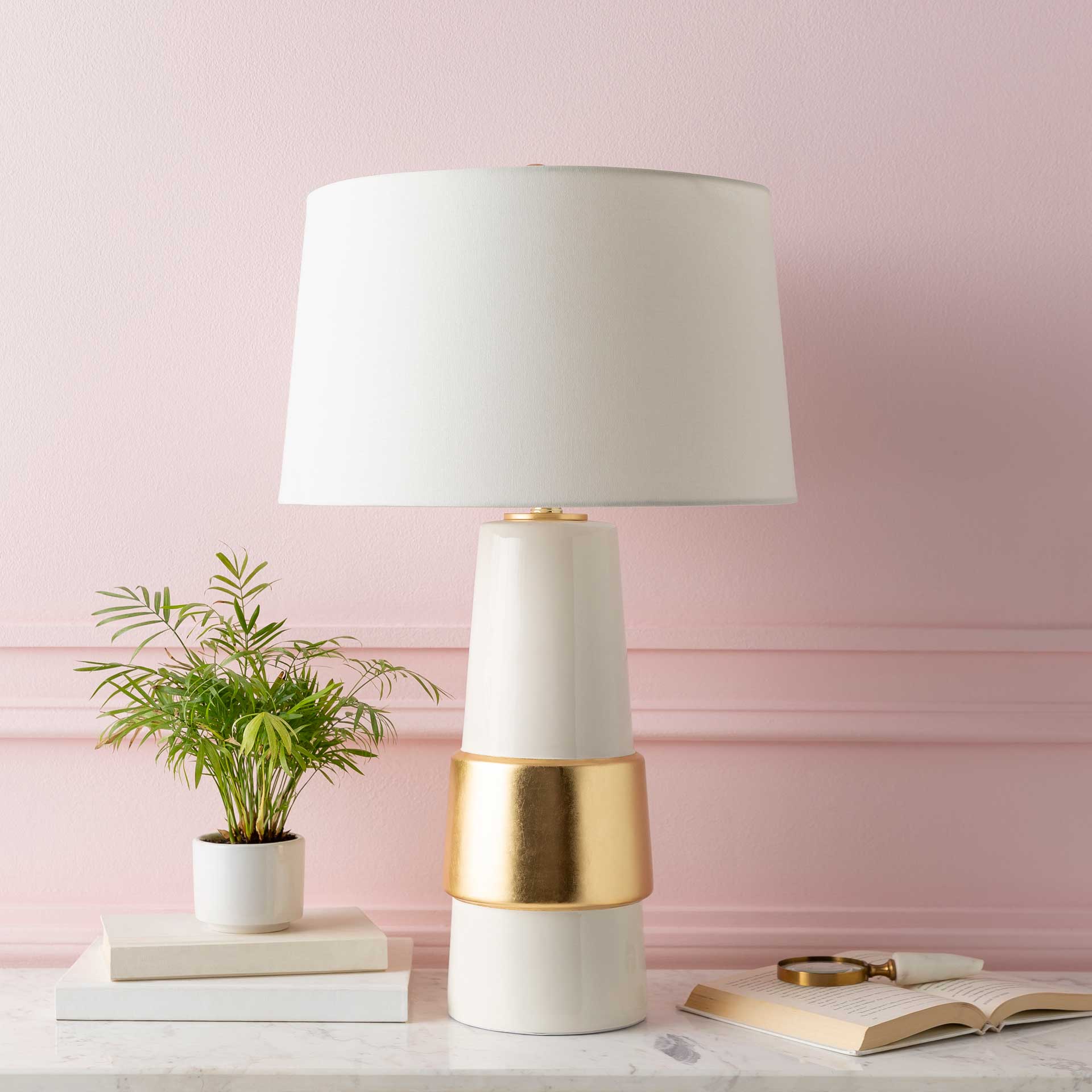 Ismael Table Lamp Ivory/White/Wheat - Image 7