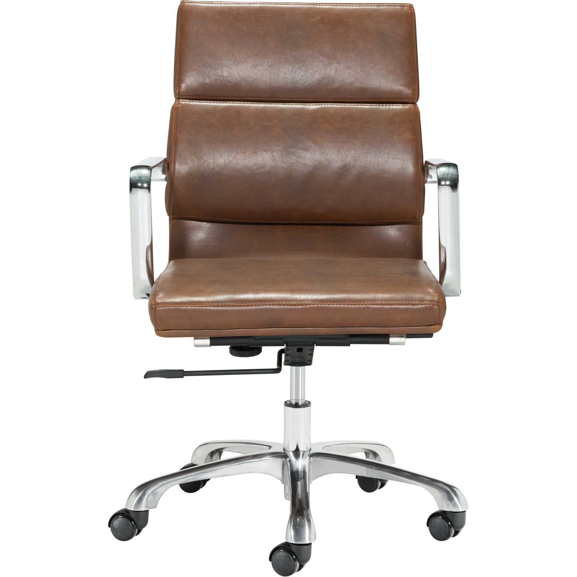 Italy Office Chair Vintage Brown - Image 3