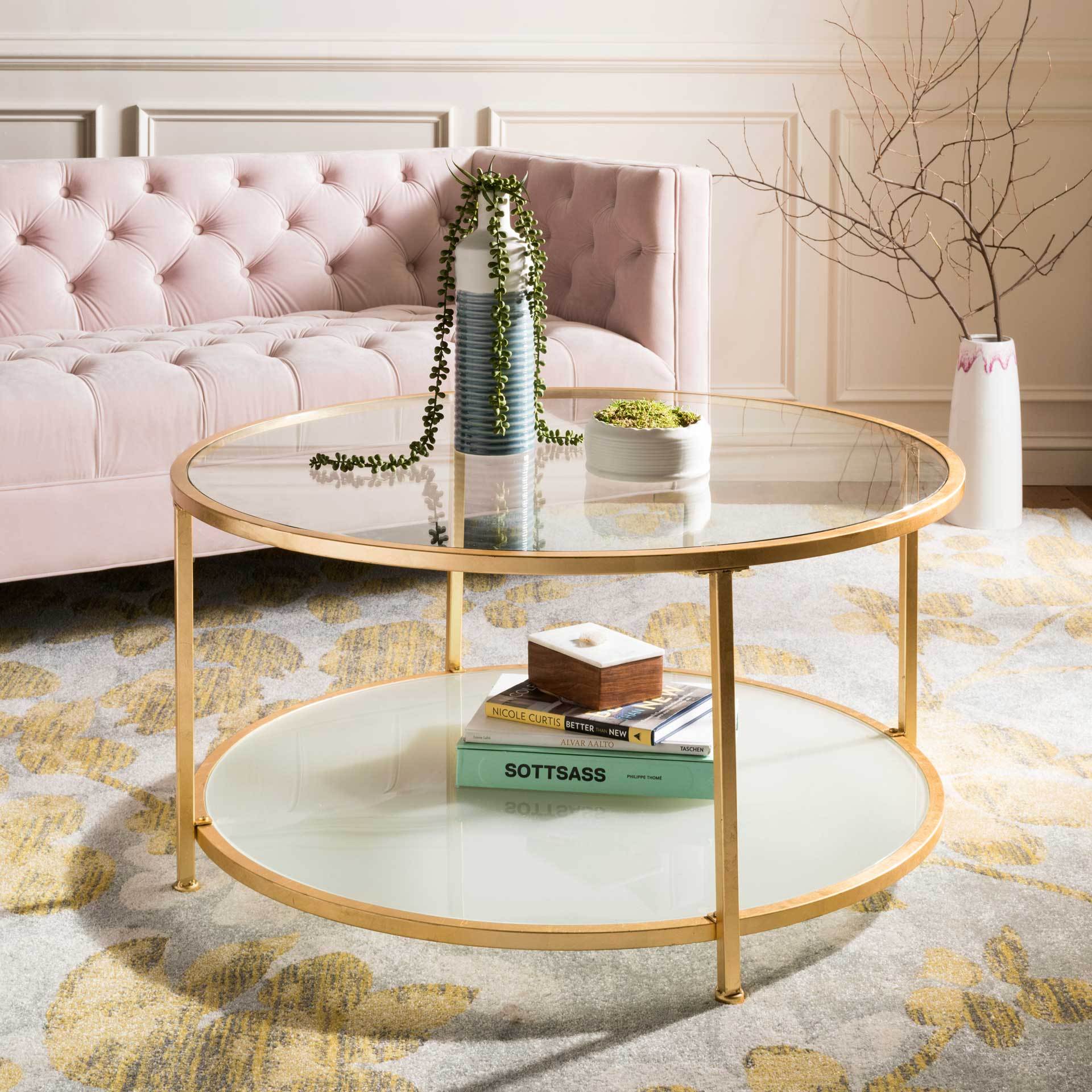 Ivanna 2 Tier Round Coffee Table - Image 5