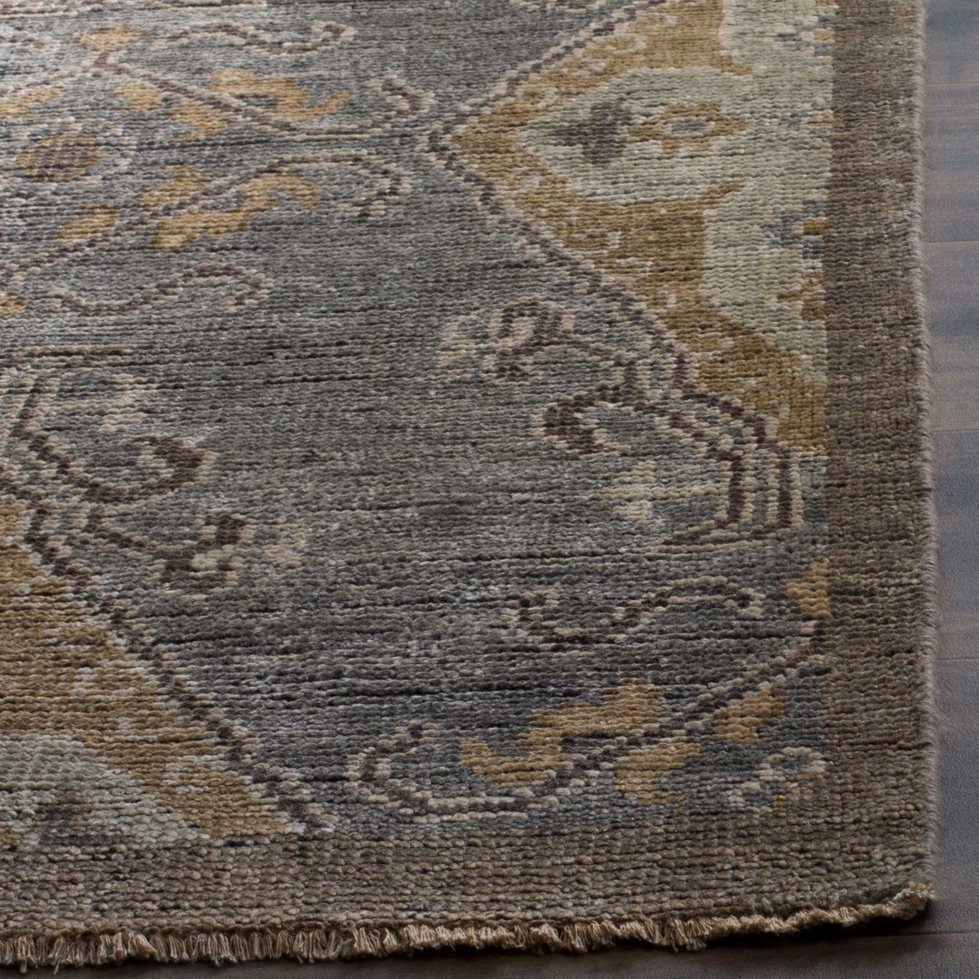 Izmir Charcoal/Taupe Area Rug - Image 2
