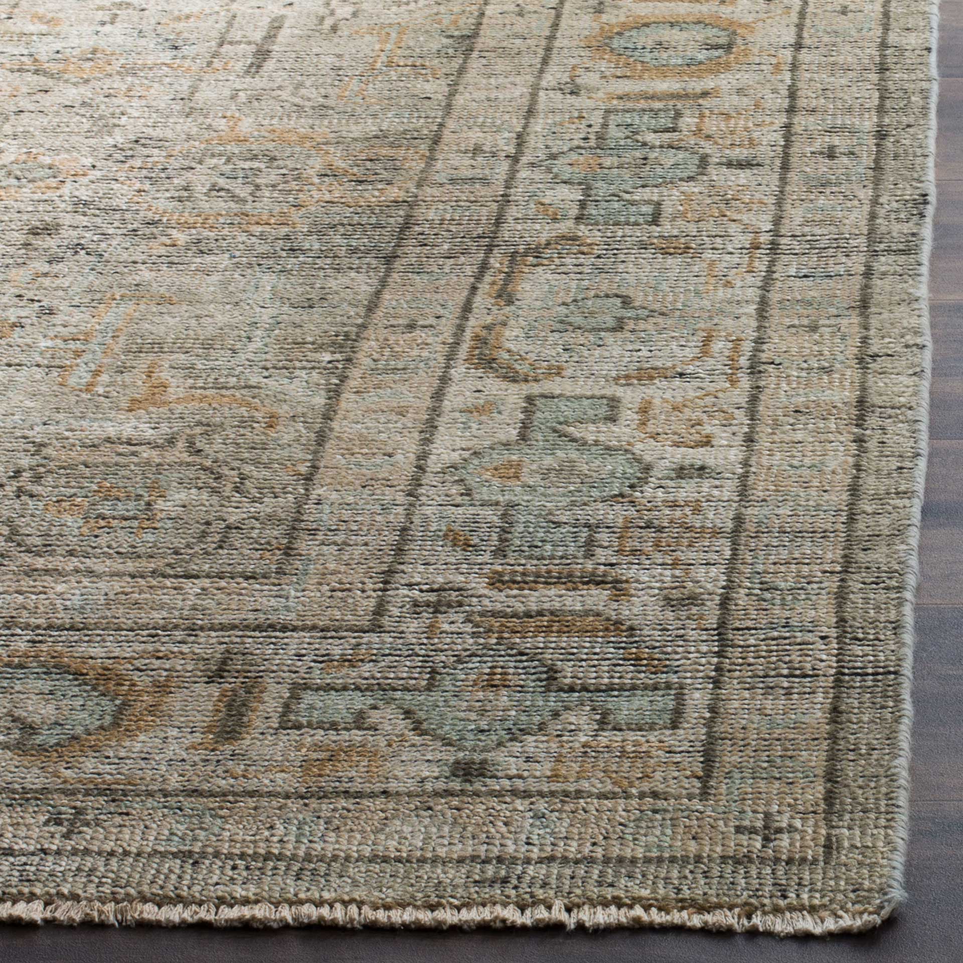 Izmir Linen/Dusty Teal Area Rug - Image 2