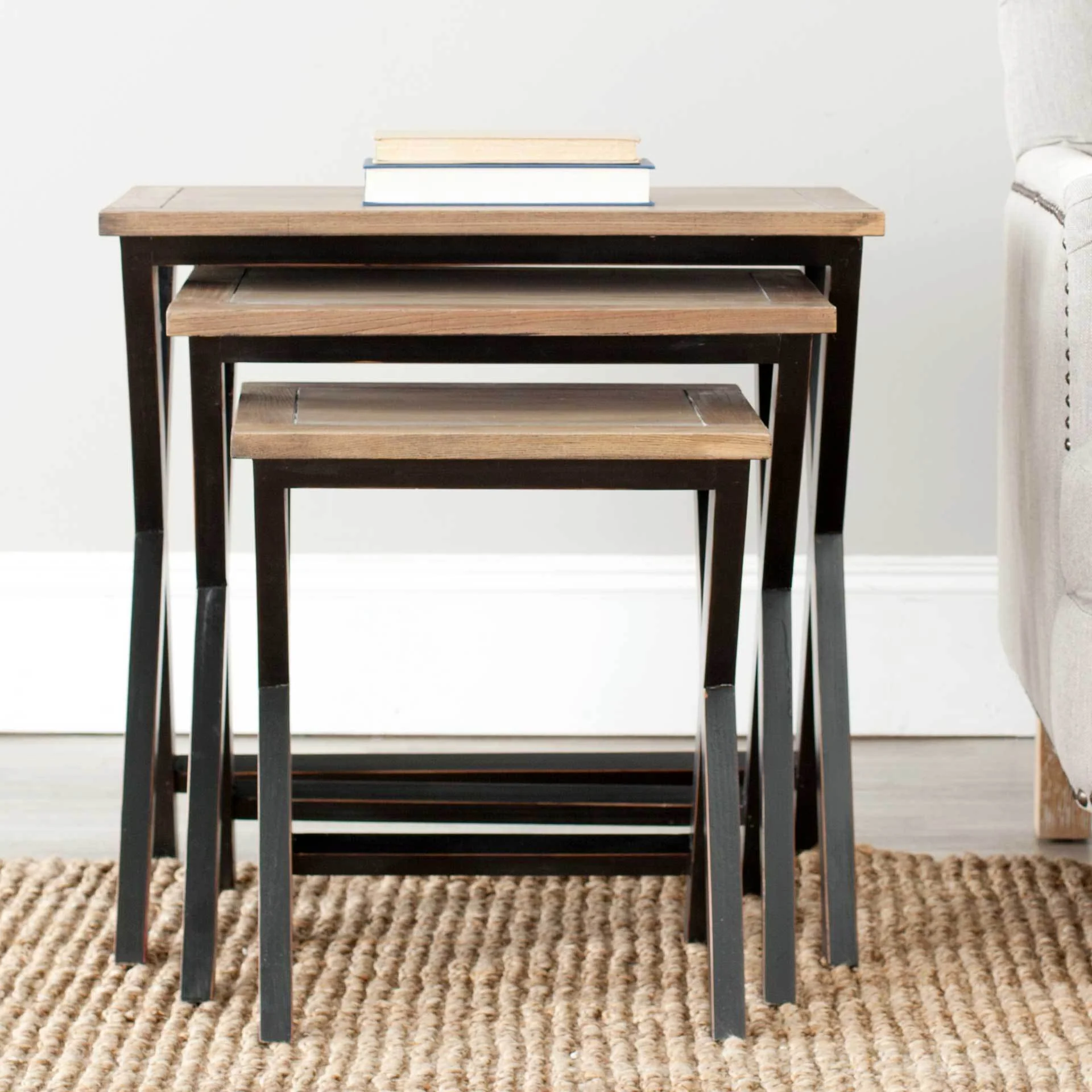 Jaanvi Stacking Tray Tables - Image 4