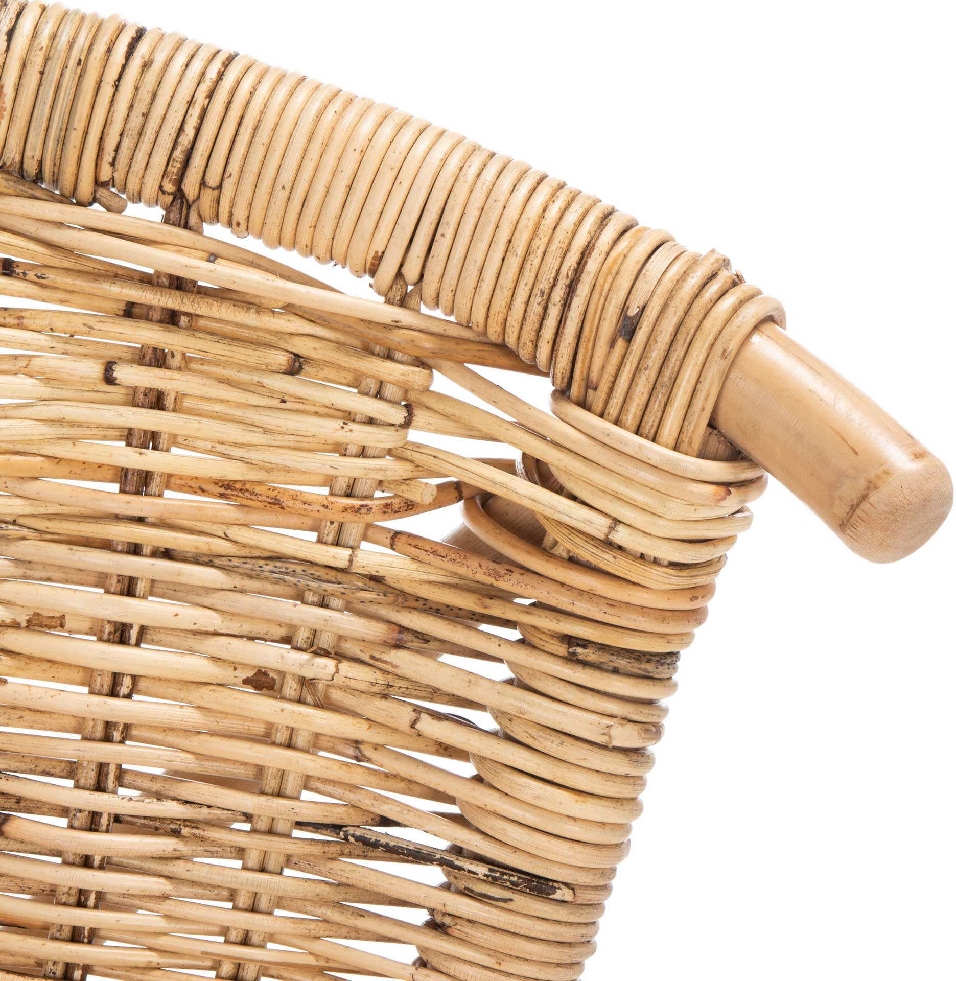 Jacky Rattan Bar Stool Natural/Black - Image 5