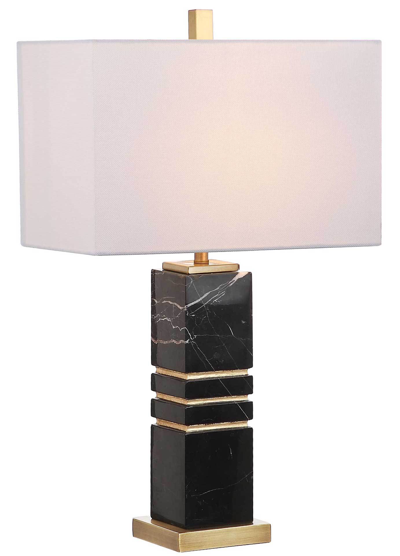 Jacob Marble Table Lamp Black/Gold - Image 2