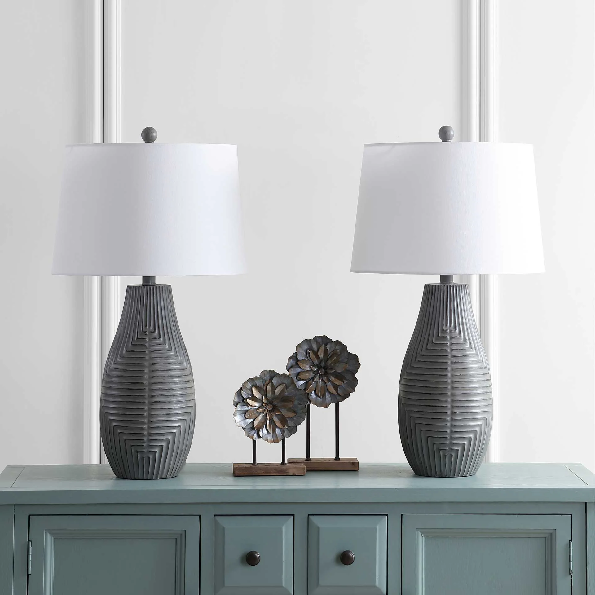 Jacoby Table Lamp Faux Wood (Set of 2) - Image 3