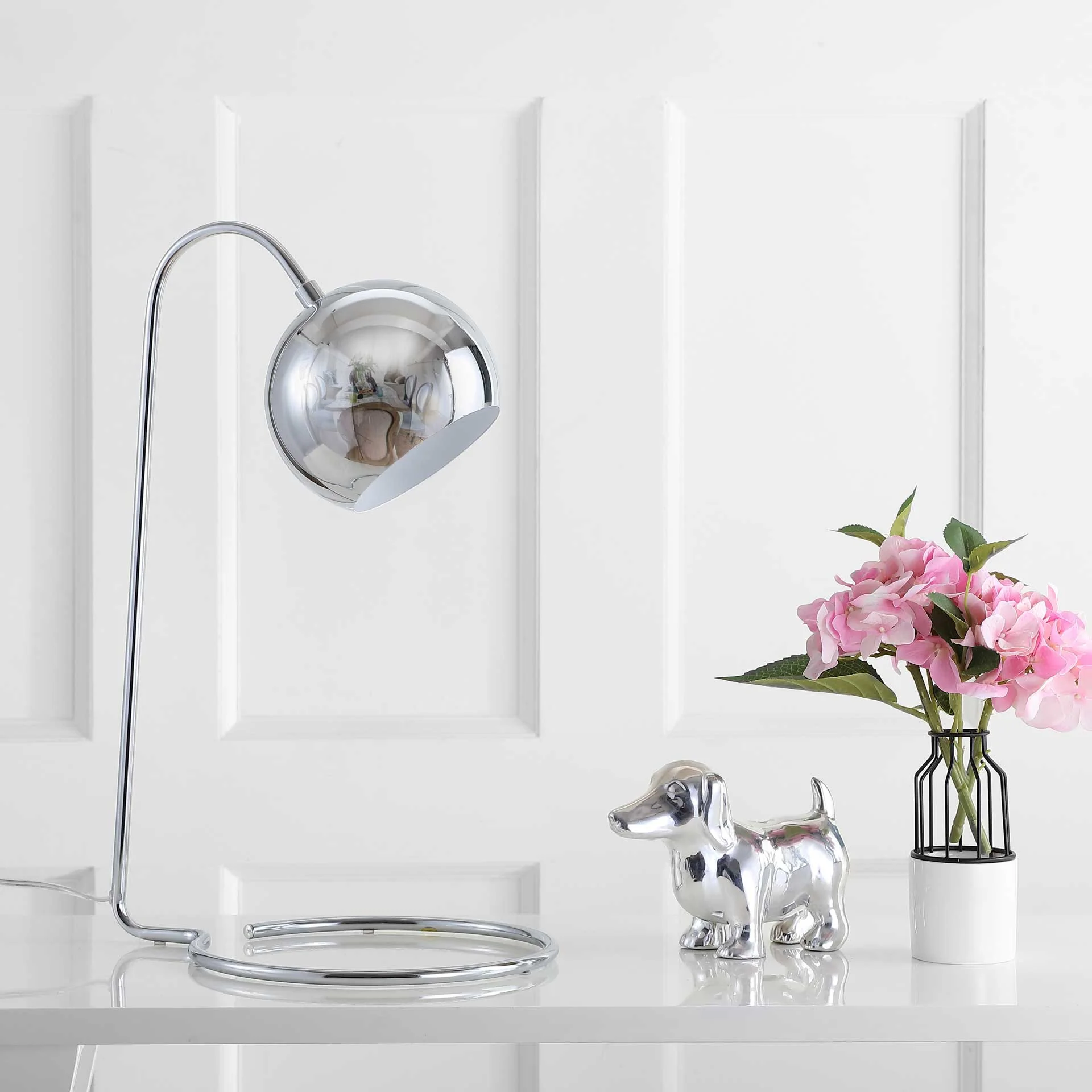 Jacqueline Table Lamp Chrome - Image 3