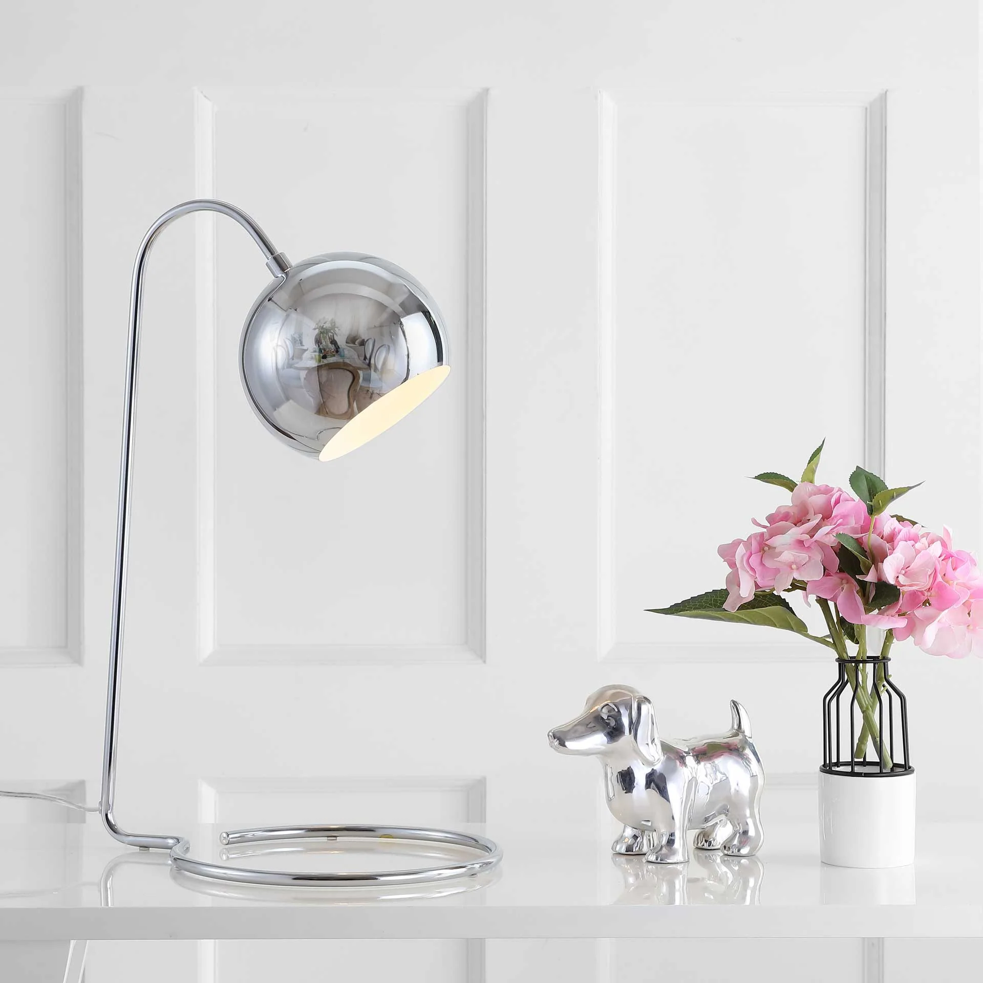 Jacqueline Table Lamp Chrome - Image 4