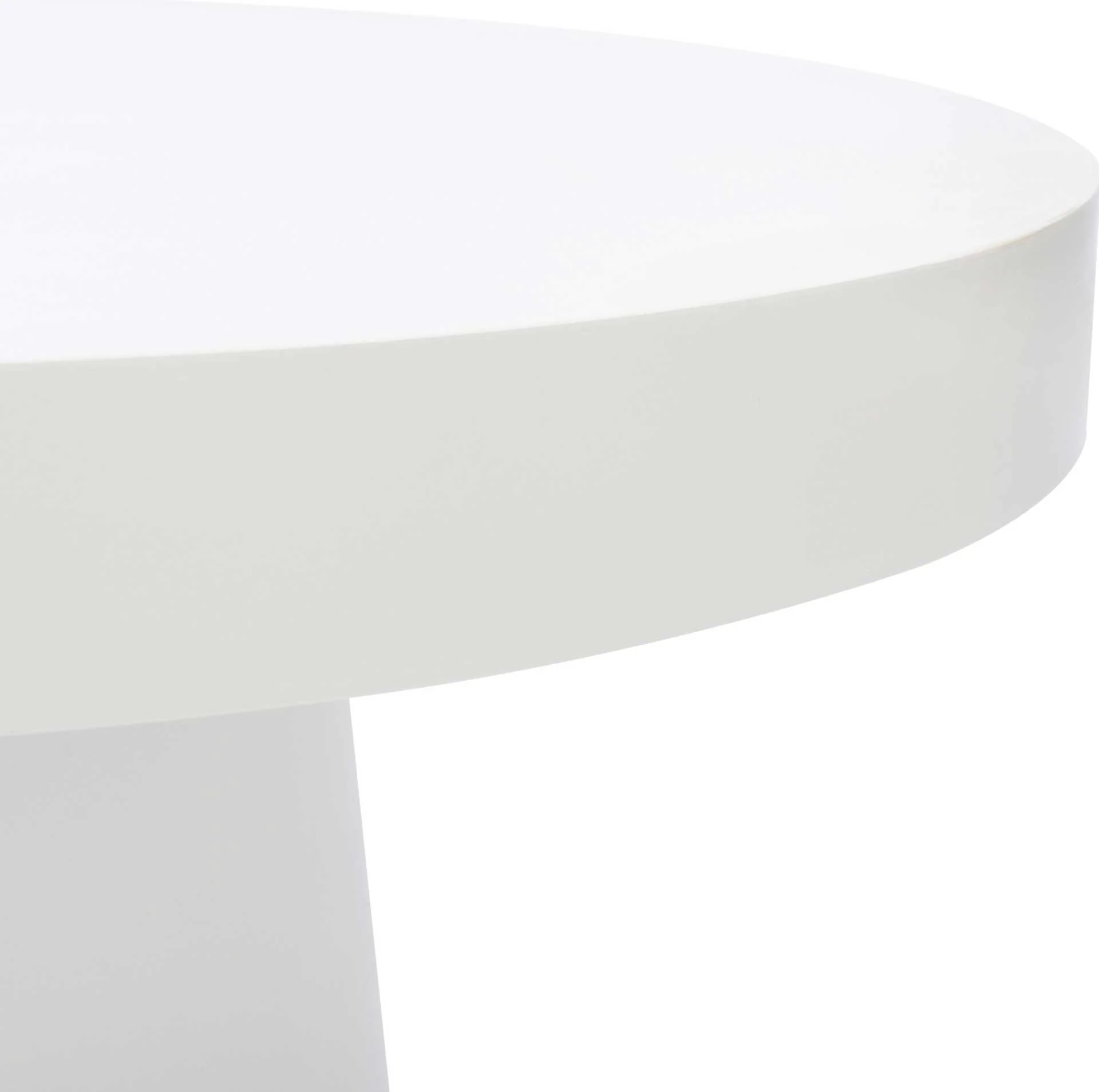 Jade Paper Mache Coffee Table White - Image 2