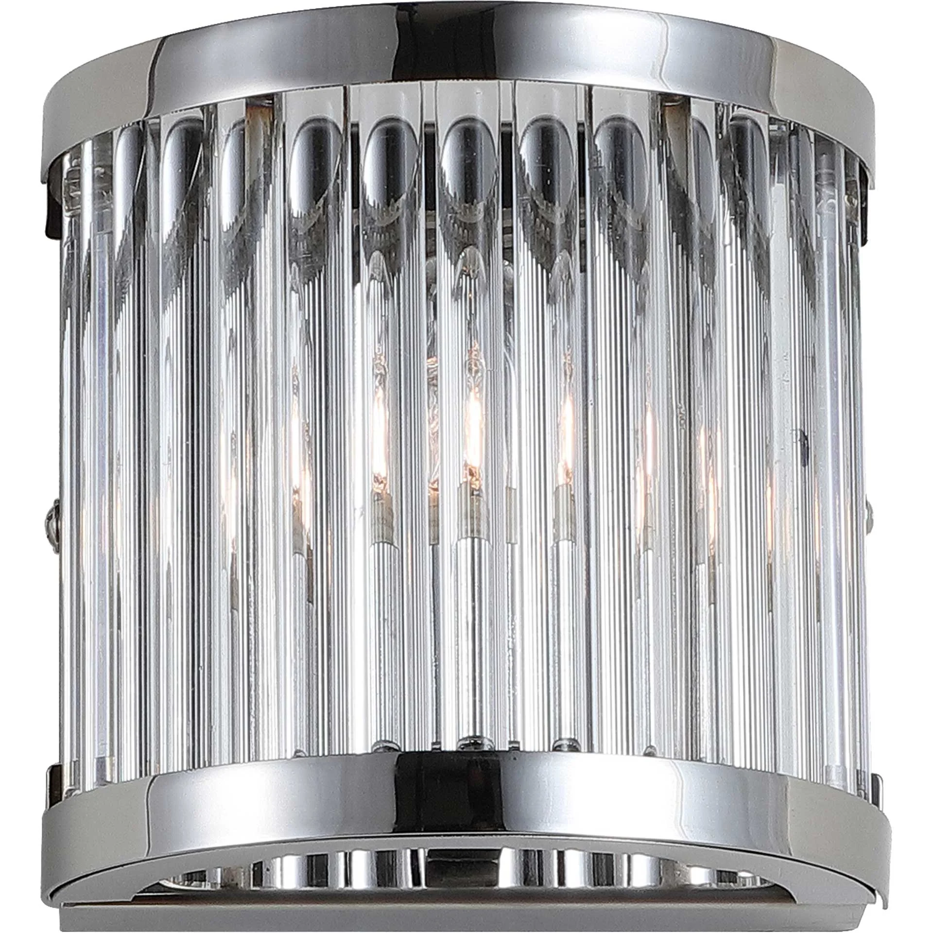 Jaden Wall Sconce Chrome/Clear - Image 2