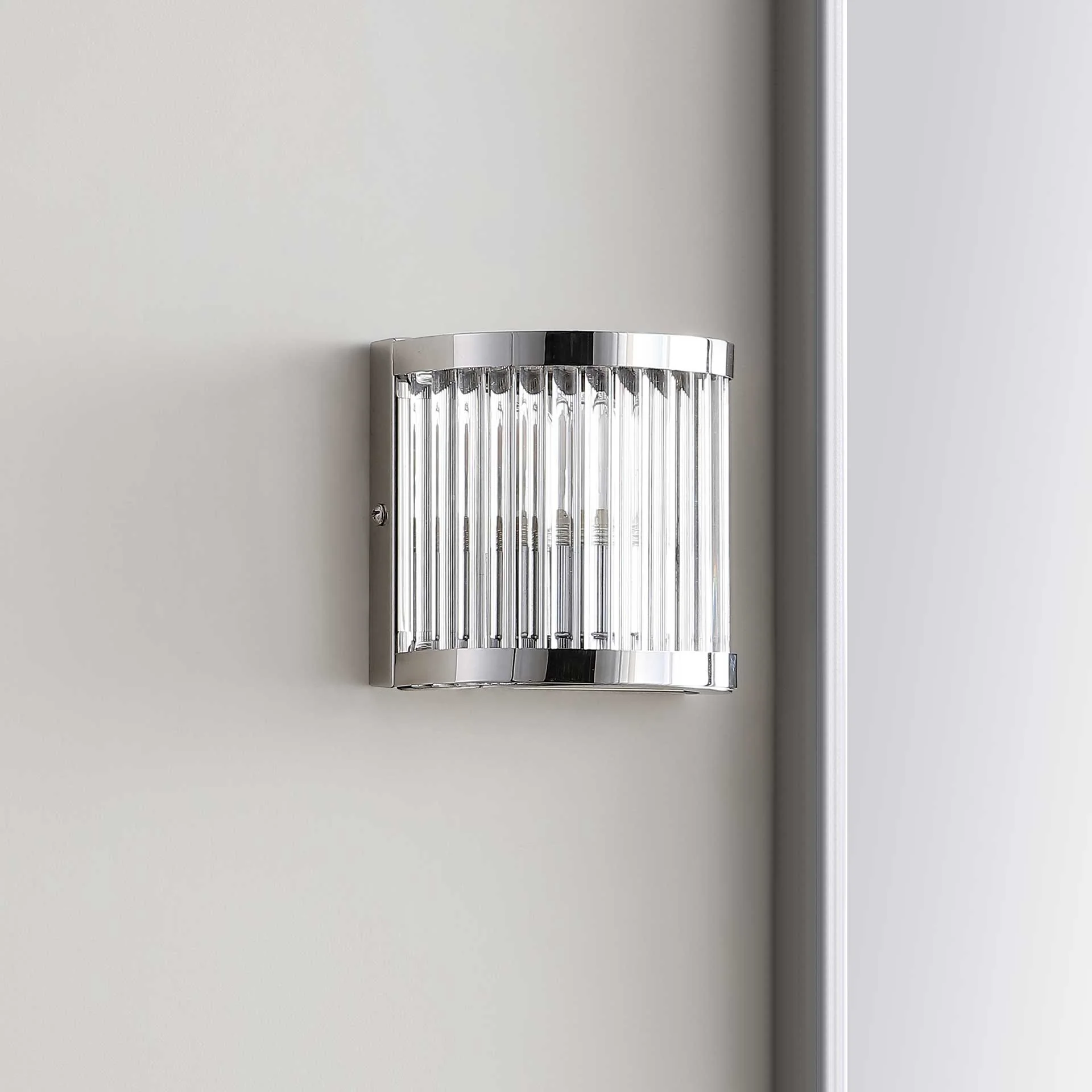 Jaden Wall Sconce Chrome/Clear - Image 3