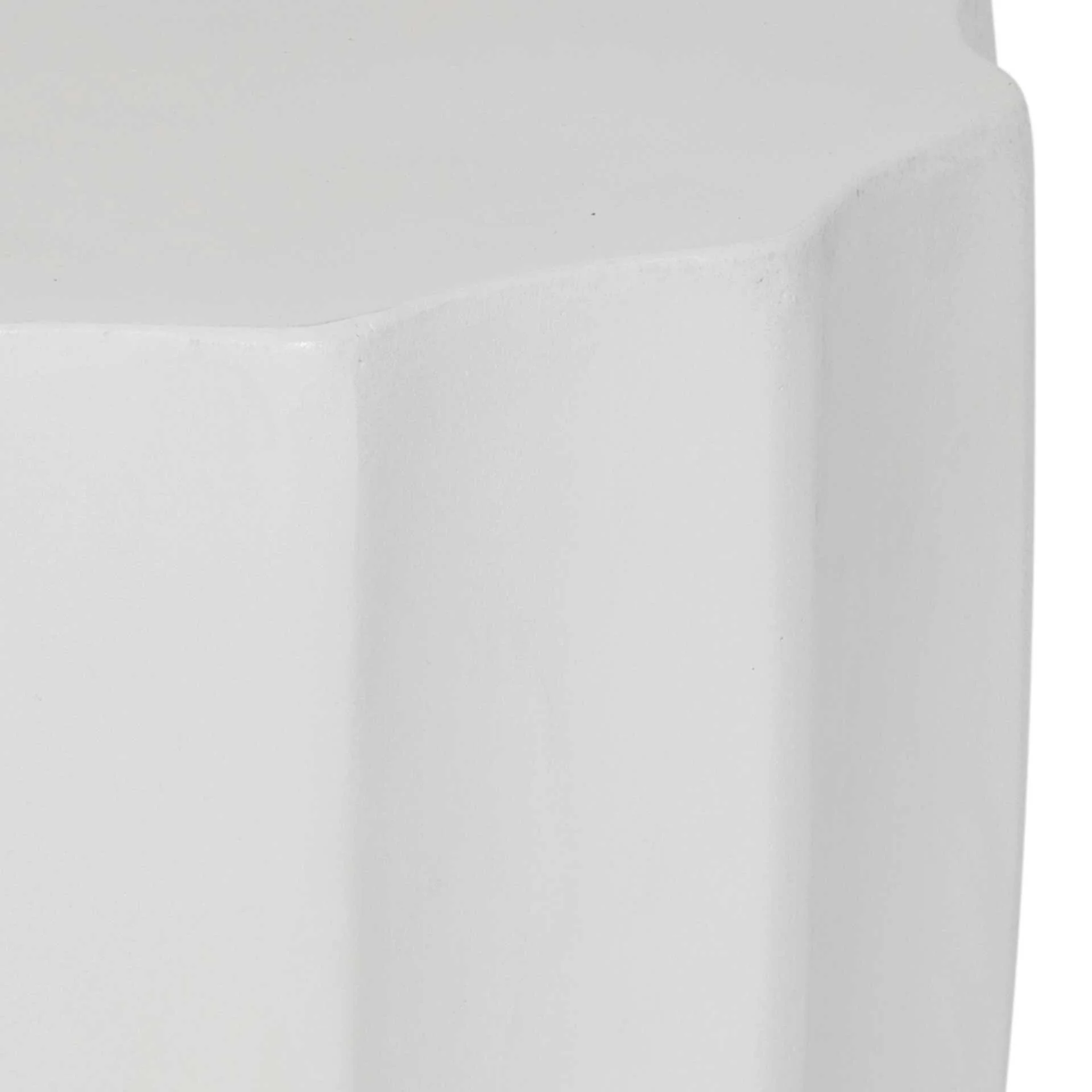 Jadis Modern Concrete Round Accent Table Ivory - Image 2