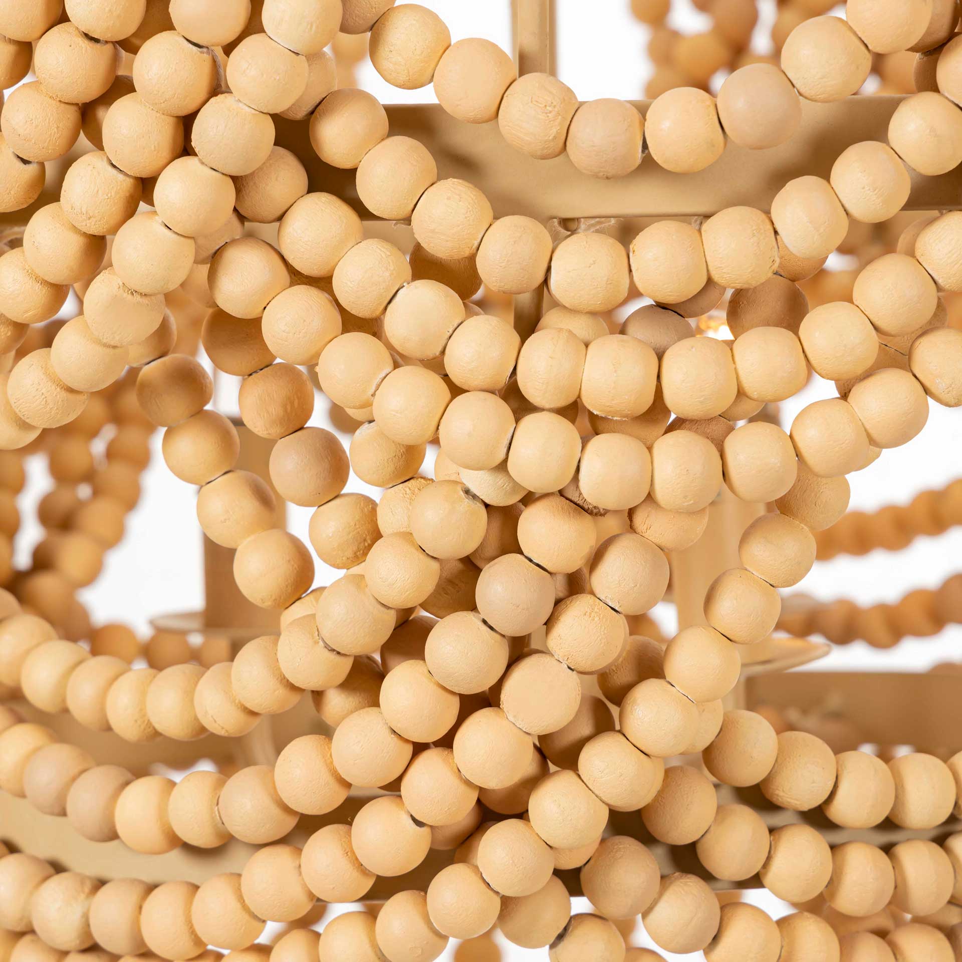 Jadon Bead Chandelier Natural - Image 3