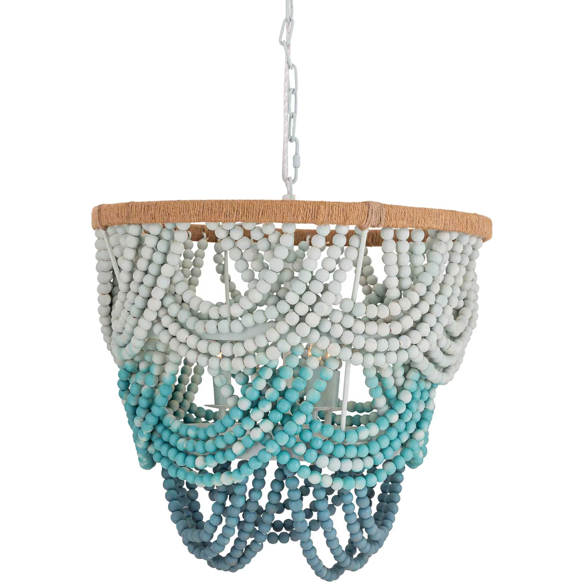 Jadon Beaded Chandelier Jade Ombre - Image 3