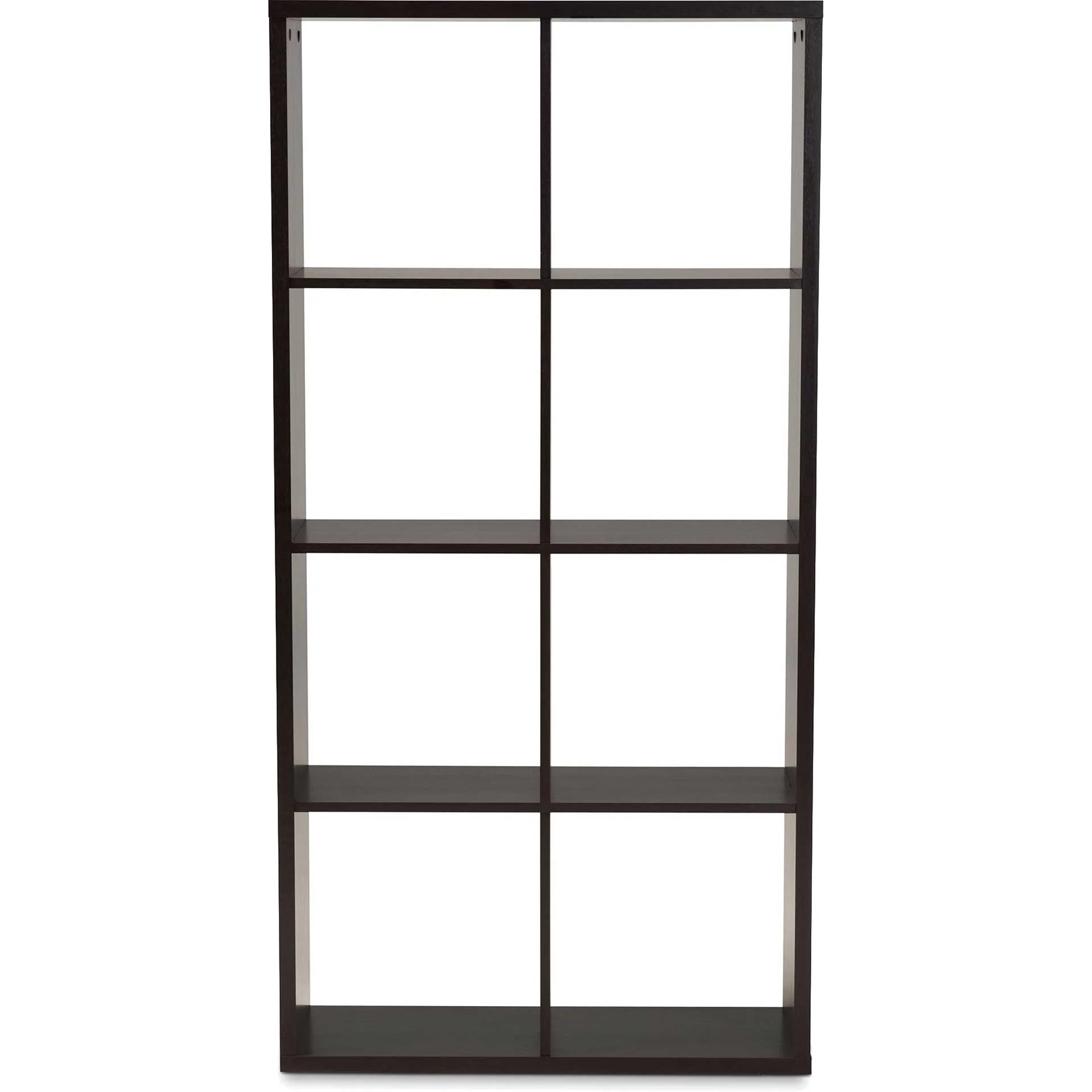 James 8-Cube Shelving Unit Dark Brown - Image 2