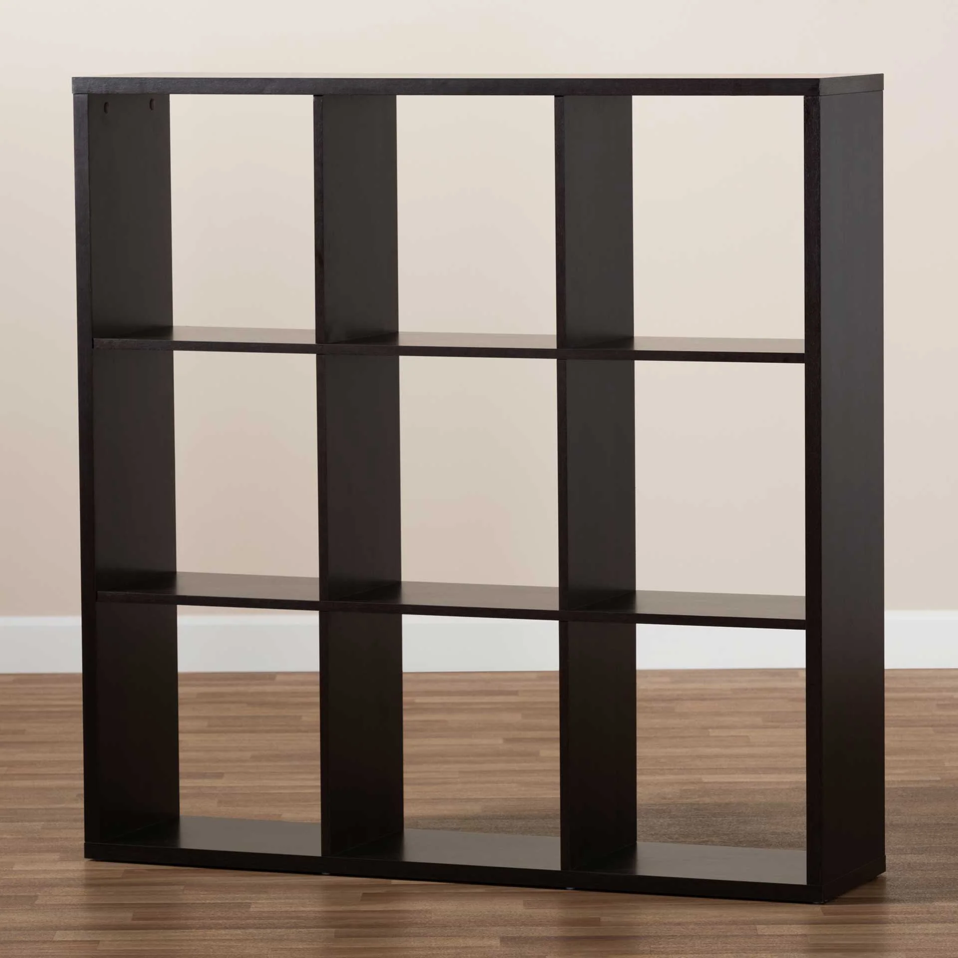 James 9-Cube Shelving Unit Dark Brown - Image 5