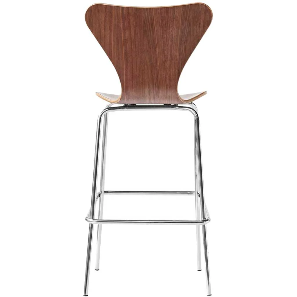 James Bar Stool Walnut - Image 3