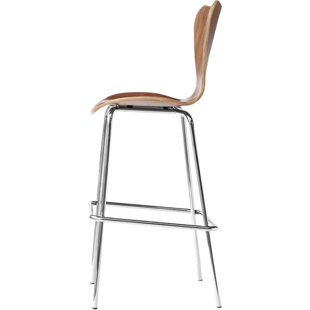 James Bar Stool Walnut - Image 4