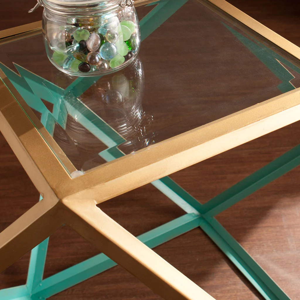 Janiston Accent Table Blue/Champagne - Image 3