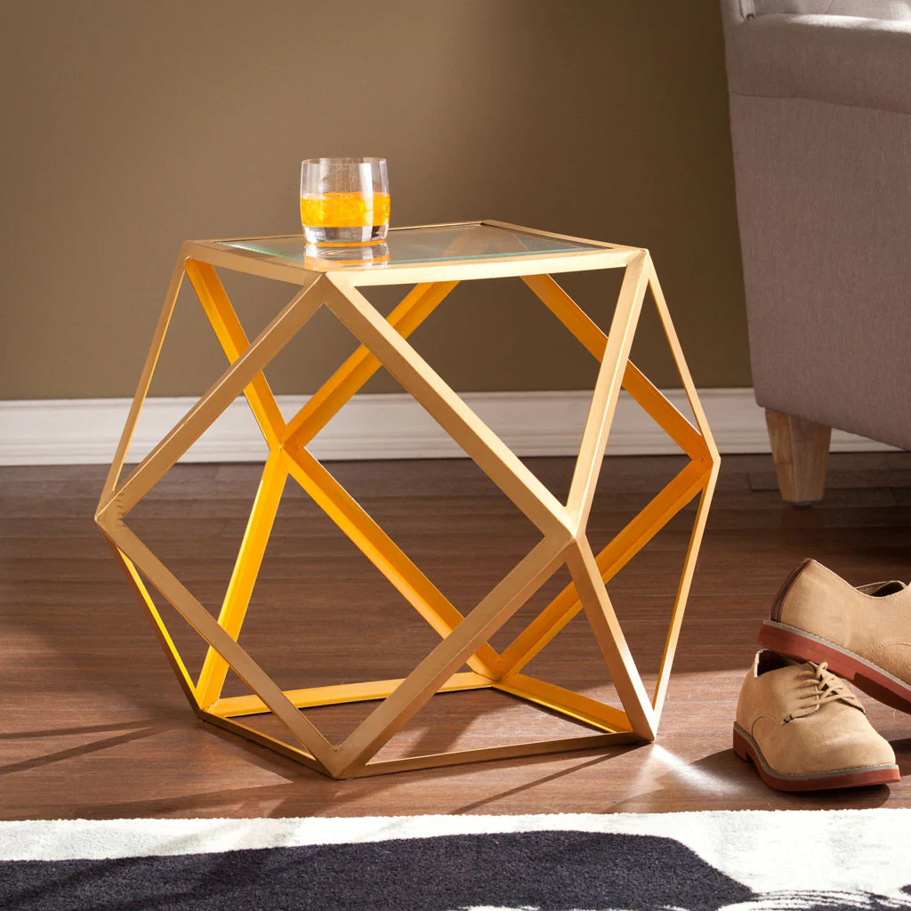 Janiston Accent Table Yellow/Champagne - Image 2
