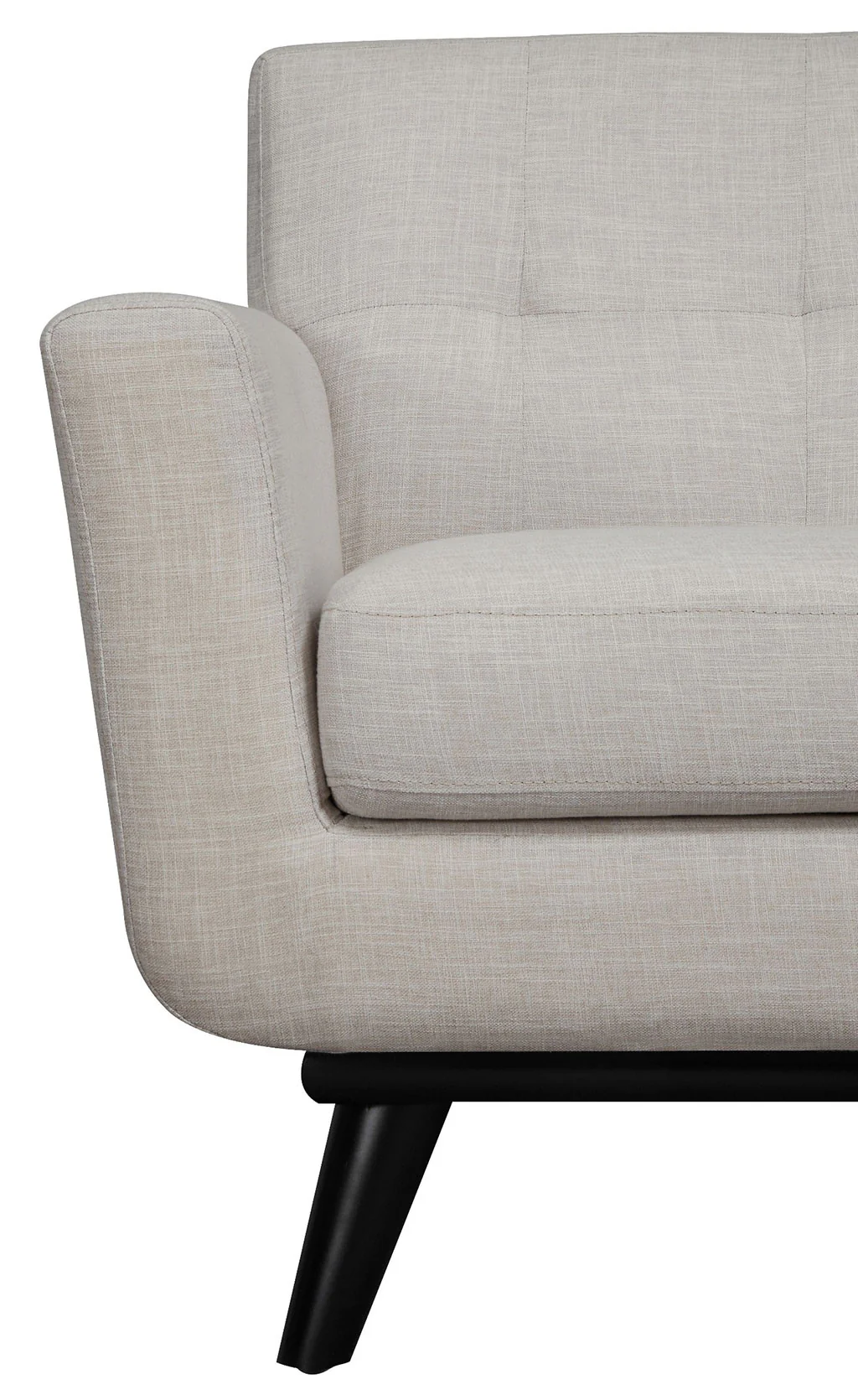 Jarvis Linen Chair Beige - Image 3
