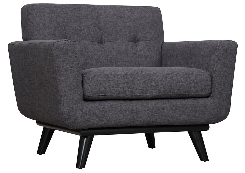 Jarvis Linen Chair Gray - Image 2