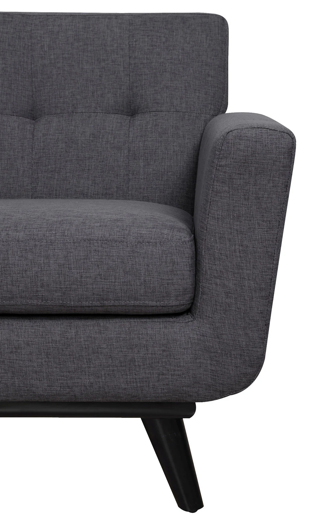 Jarvis Linen Chair Gray - Image 3