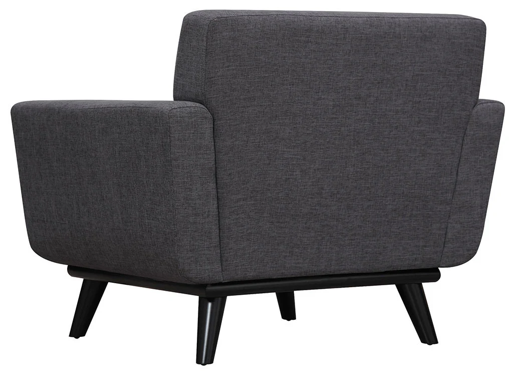 Jarvis Linen Chair Gray - Image 4