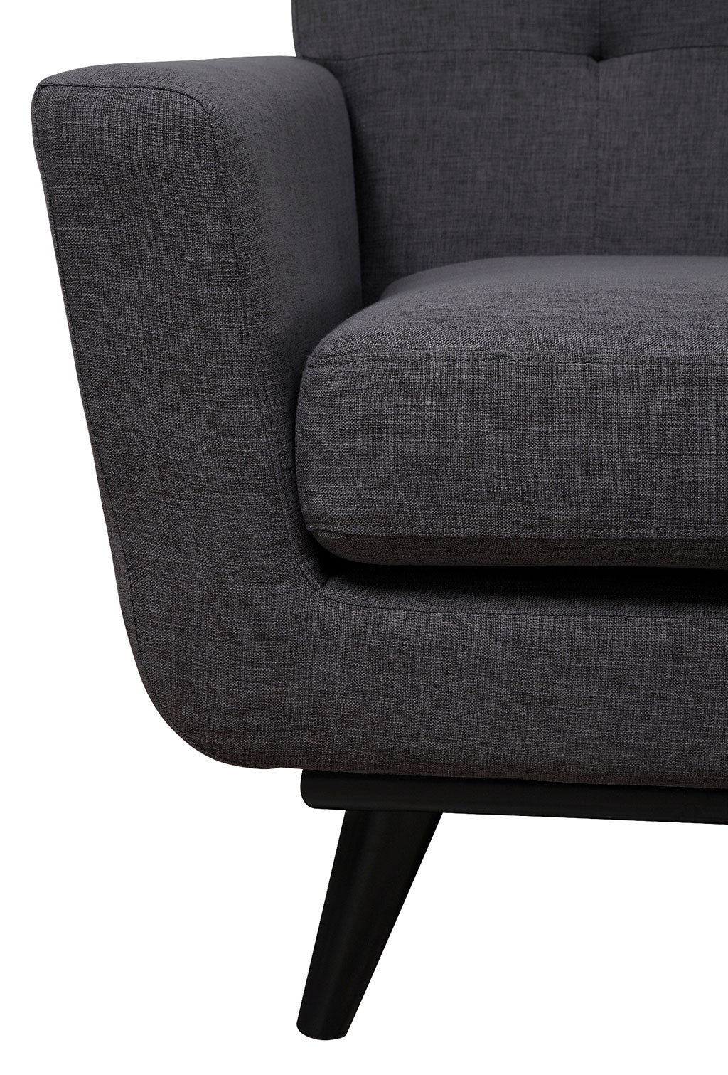 Jarvis Linen Sofa Gray - Image 3
