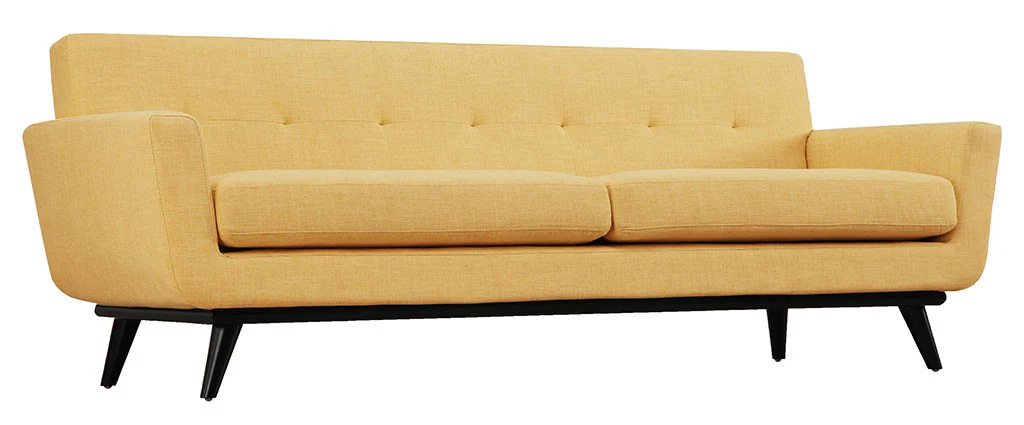 Jarvis Linen Sofa Mustard Yellow - Image 2