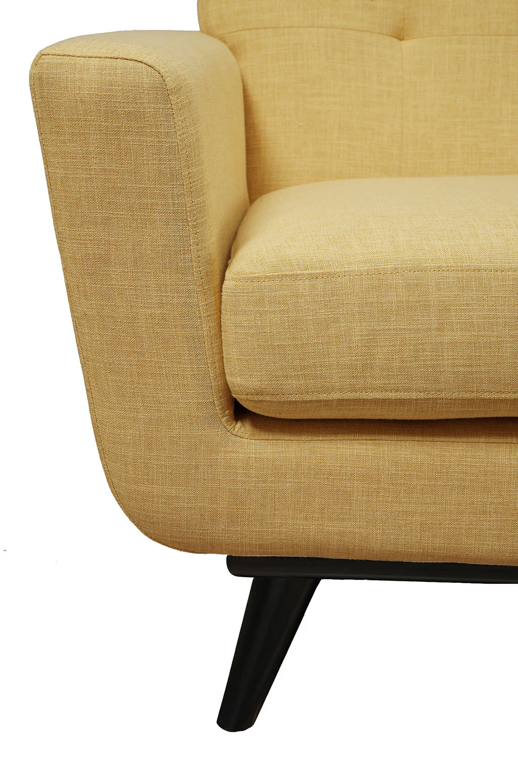Jarvis Linen Sofa Mustard Yellow - Image 3