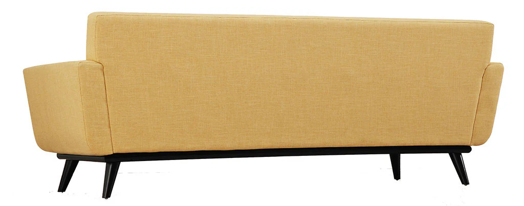 Jarvis Linen Sofa Mustard Yellow - Image 4
