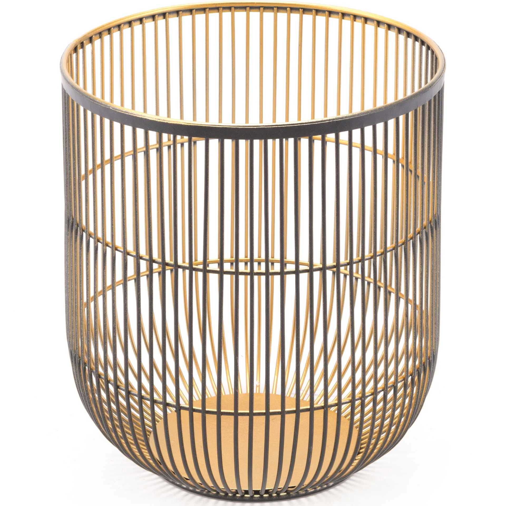 Jaula Candle Holder Matte Black/Gold - Image 2