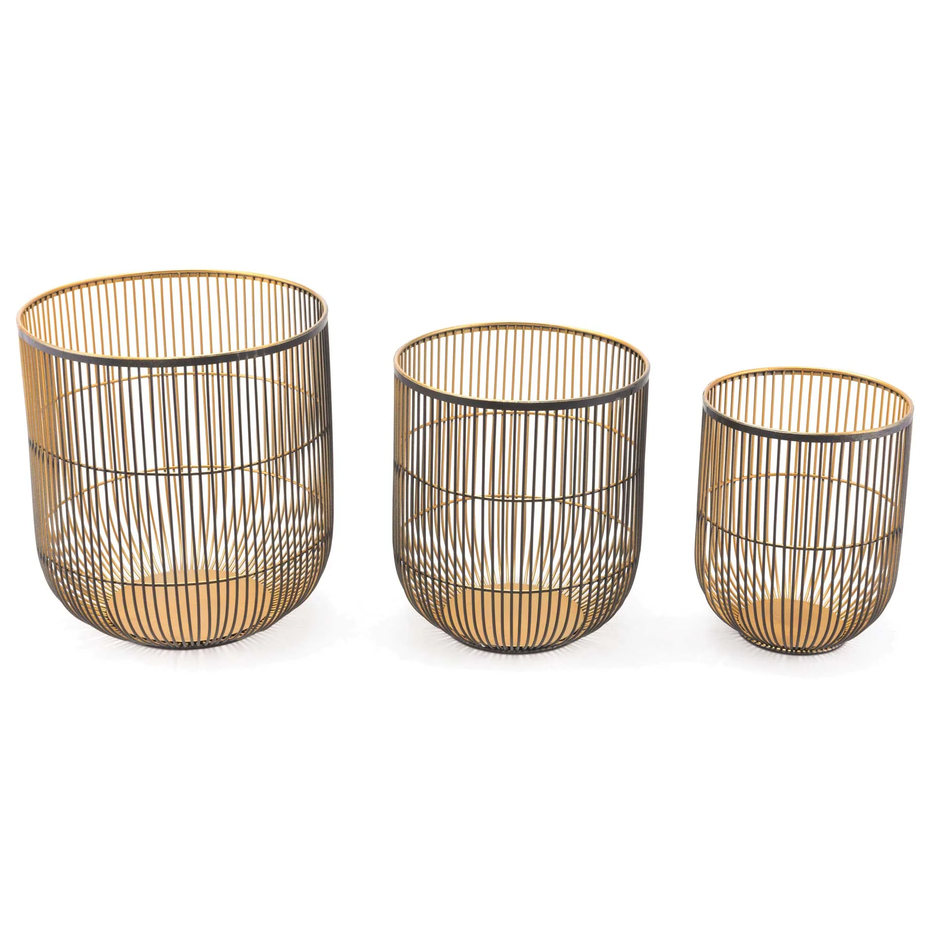 Jaula Candle Holder Matte Black/Gold - Image 4