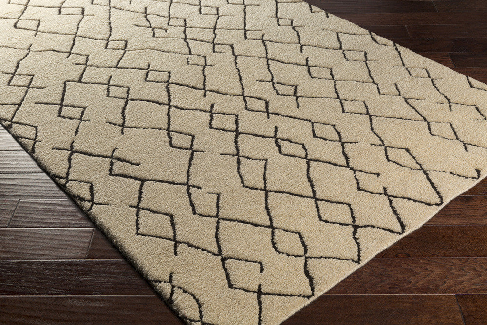 Javier White/Black Area Rug - Image 3