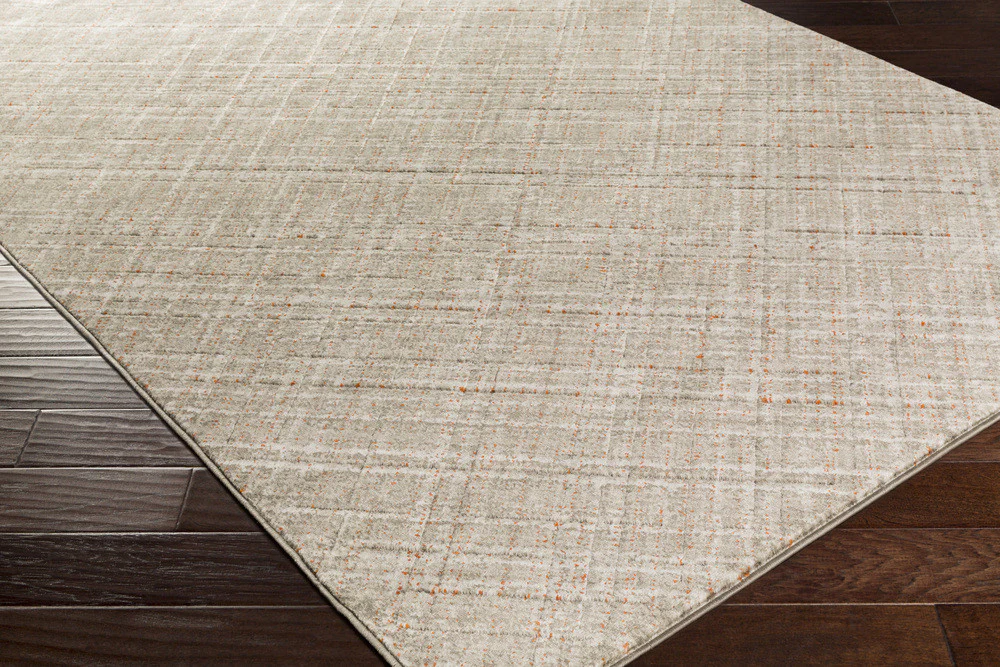 Jax Light Gray/Burnt Orange Area Rug - Image 2