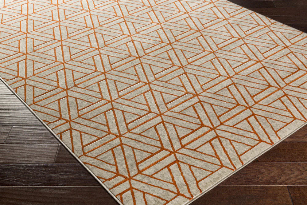 Jax Light Gray/Burnt Orange/Olive Area Rug - Image 2