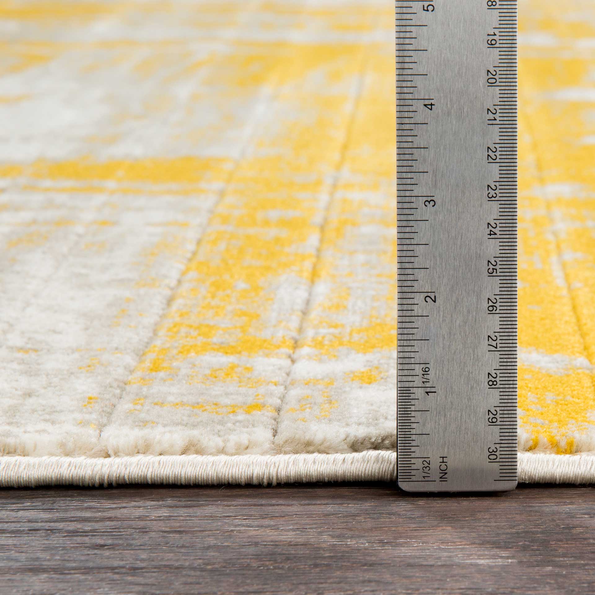 Jax Mustard/Dark Brown/Light Gray Area Rug - Image 4