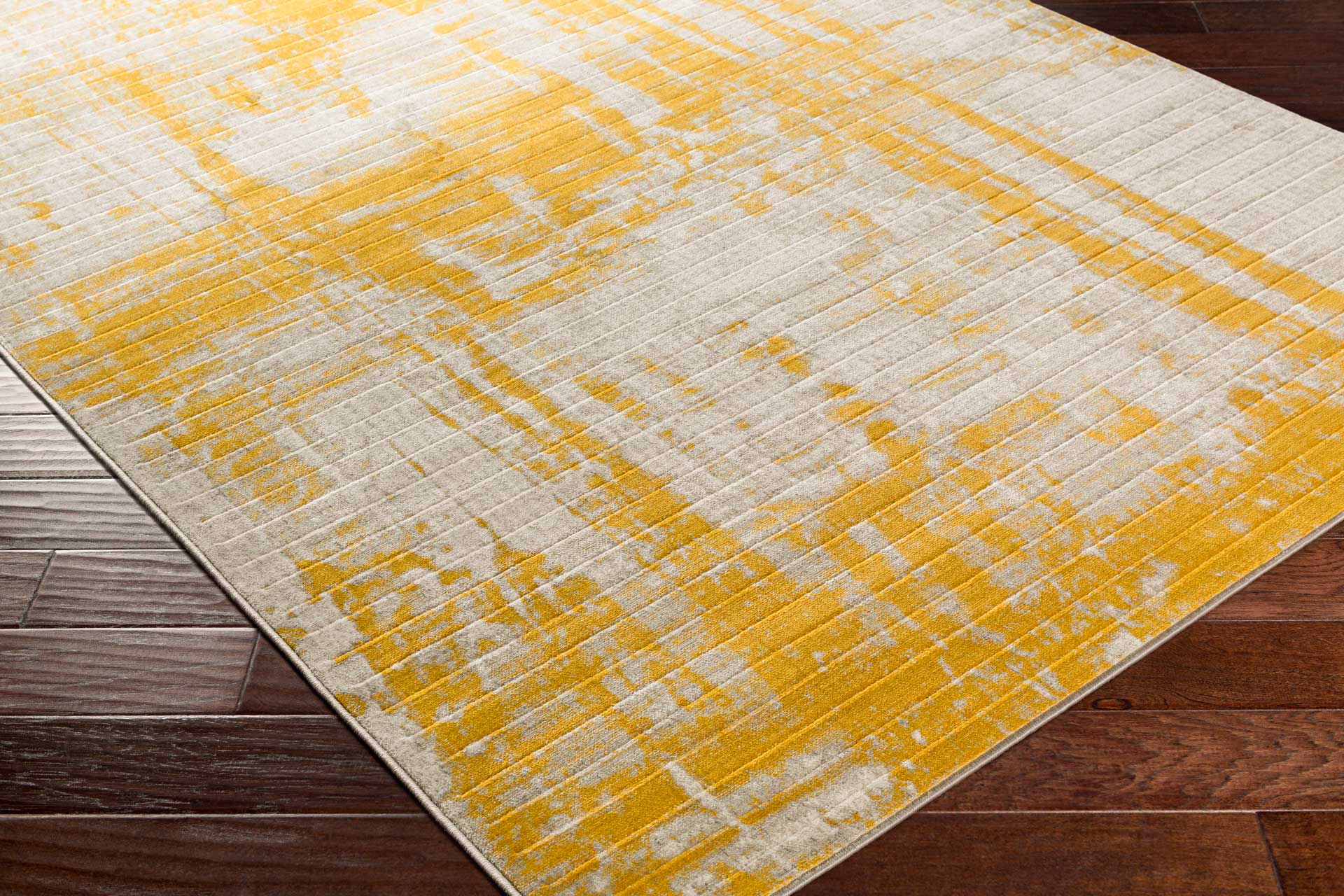 Jax Mustard/Dark Brown/Light Gray Area Rug - Image 5