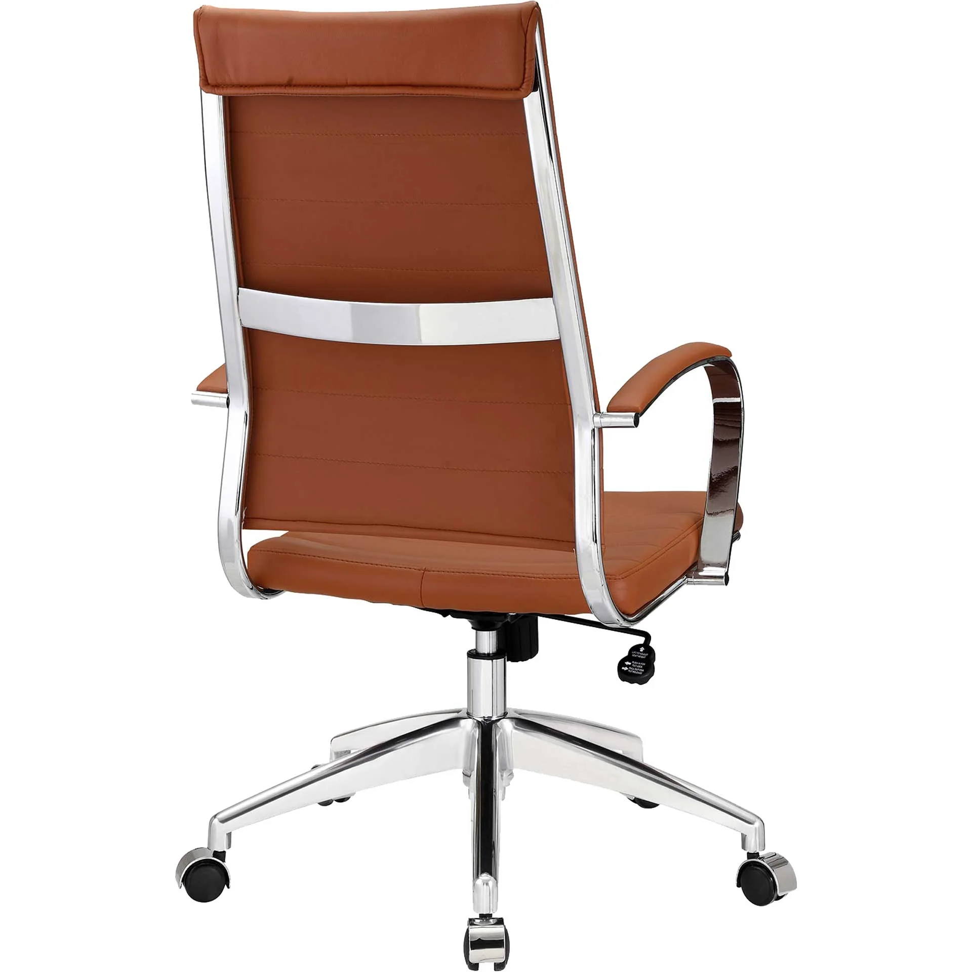 Jaxon High Back Office Chair Terracotta - Image 3