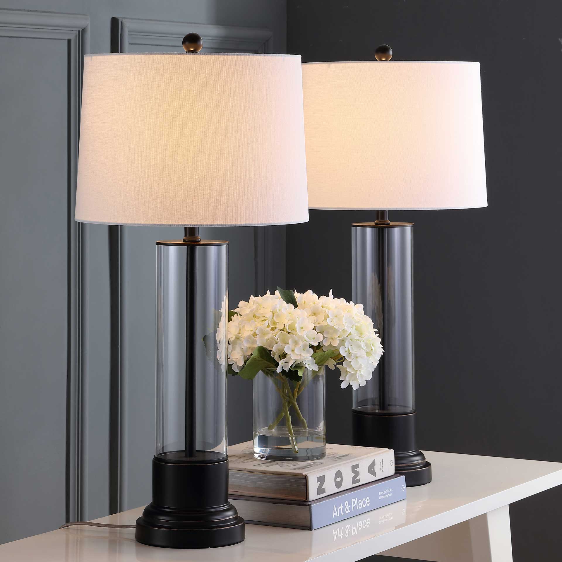 Jaxon Table Lamp Black/Clear (Set of 2) - Image 4