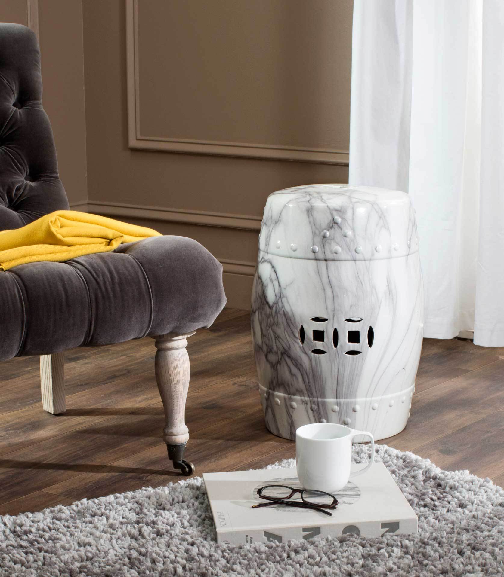 Jaylyn Swirl Garden Stool - Image 3