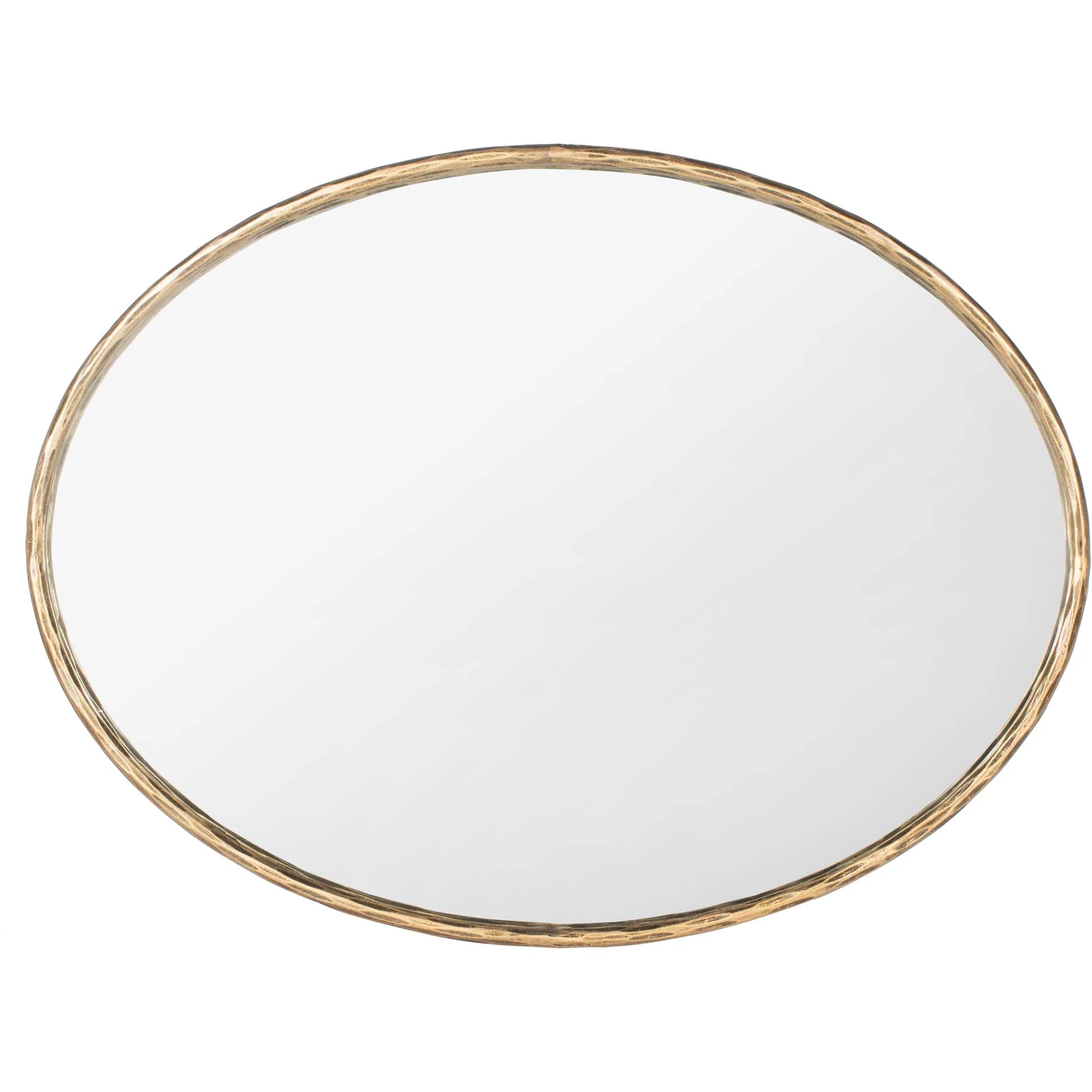 Jefferson Oval Metal Mirror Brass - Image 2