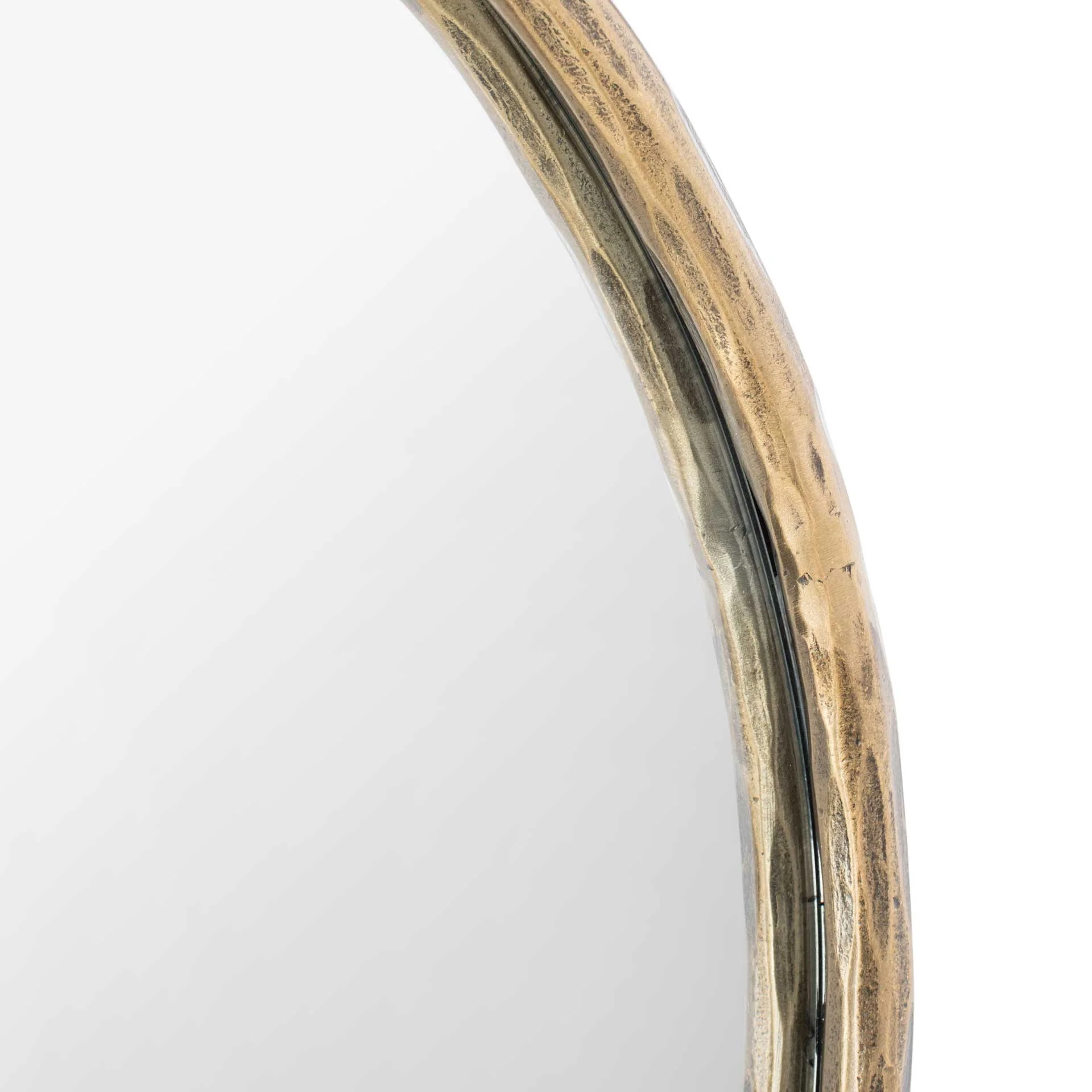 Jefferson Oval Metal Mirror Brass - Image 3