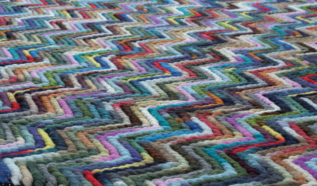 Jellybean Beige/Pastel Pink/Gold Area Rug - Image 3
